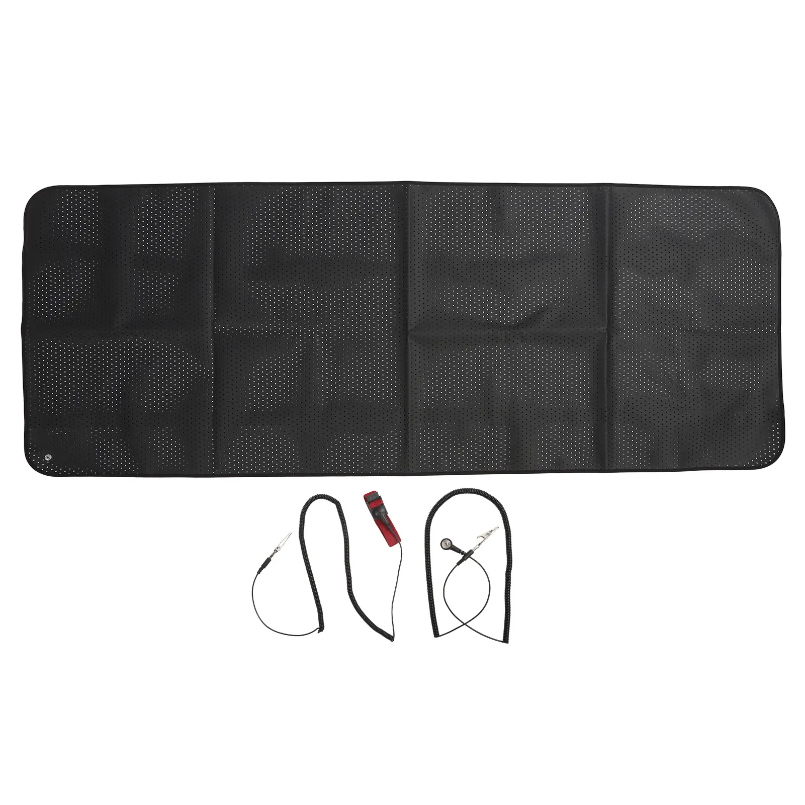 Grounding Sheet Grounding Mat Breathable Hole Black Stable Mood Improves Digestion Anxiety Relief Reduce Soreness for Sleeping
