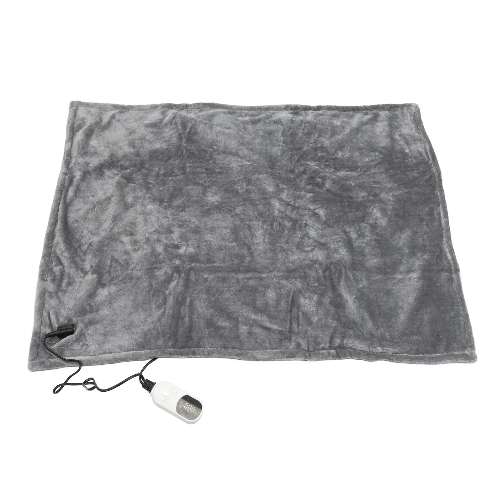 Car Heating Blanket Flannel Portable Breathable Electric Blanket for Car Fast Heating Soft Warm 12 Volt 48W for Camping
