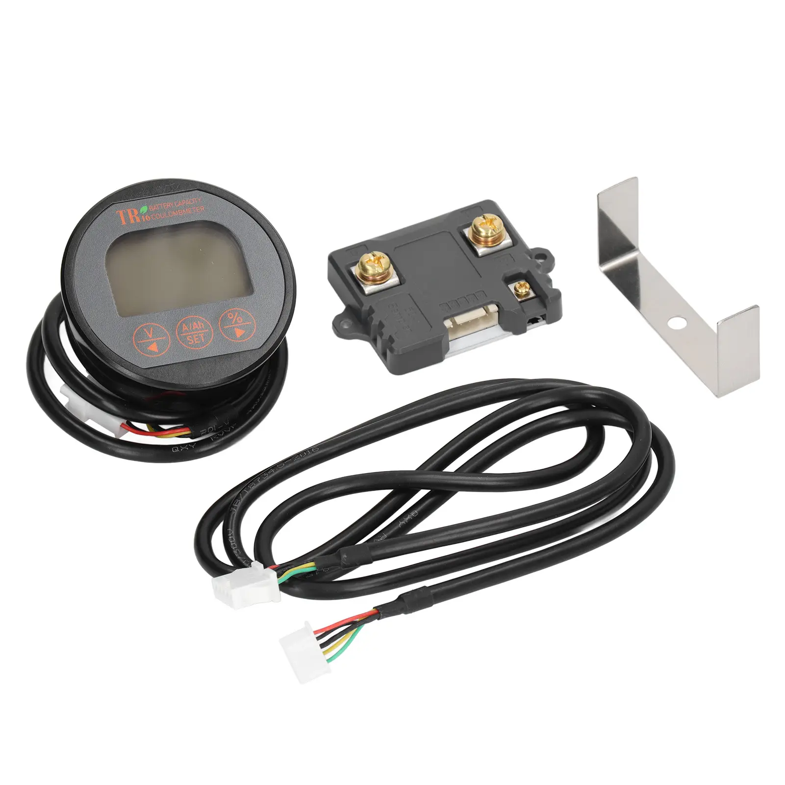 Battery Current Meter Battery Meter Current Voltage Tester Capacity Monitor Waterproof 8‑120V 0‑75A for Safety Battery Meter