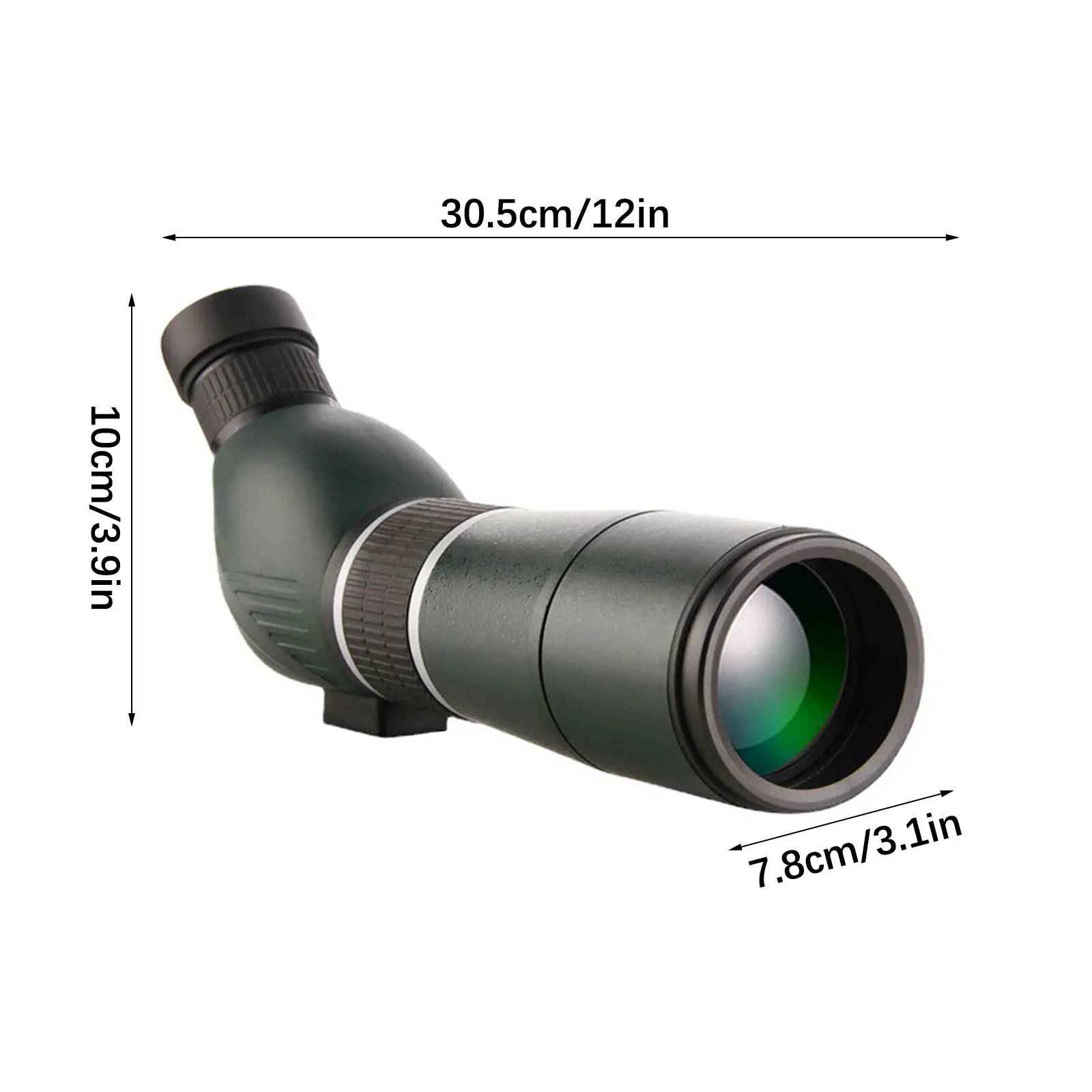 20-60X60 variable magnification 45 ° angled bird watching scope high-definition green film high magnification low light night