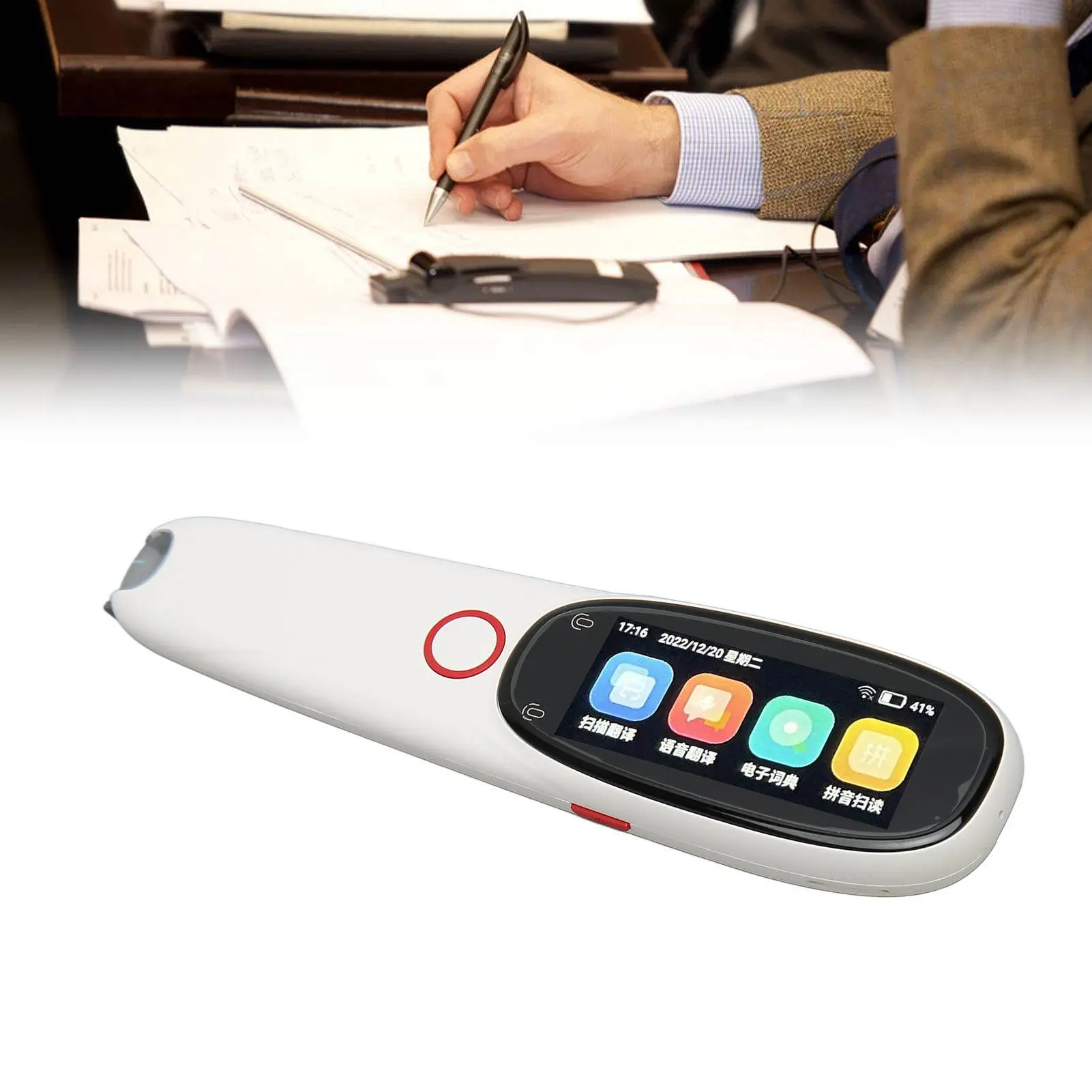 Voice Translator Intelligent Translation Pen 3.0in  134 Languages Wifi Portable Voice Translation Device for Travel