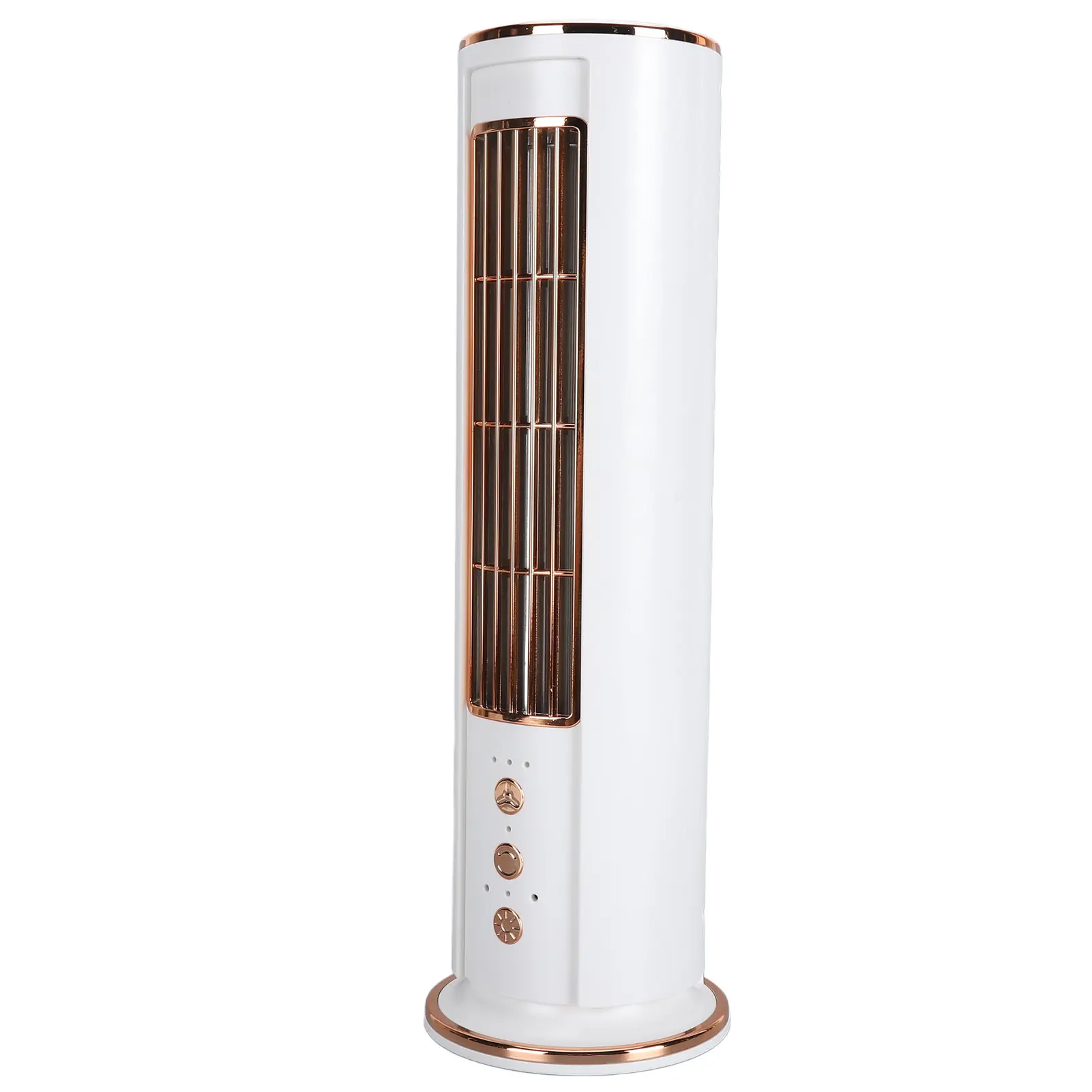 Desktop Bladeless Fan 3 Speed Wind Tower Shaped USB Rechargeable Fan with Remote Control for Summer Use USB Desk Fan Desktop Fan