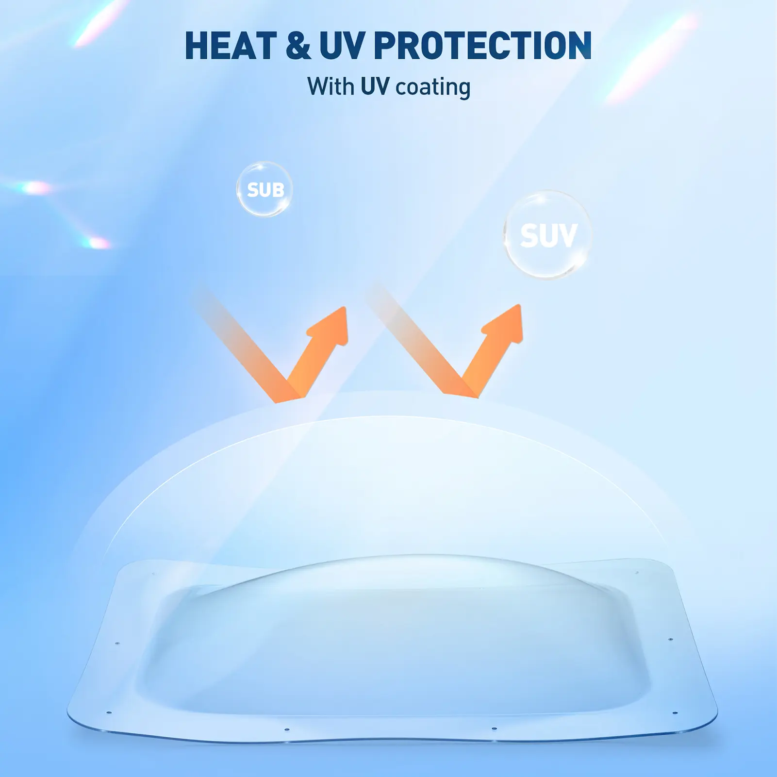 A C Roof Vent Exterior Dome E D B