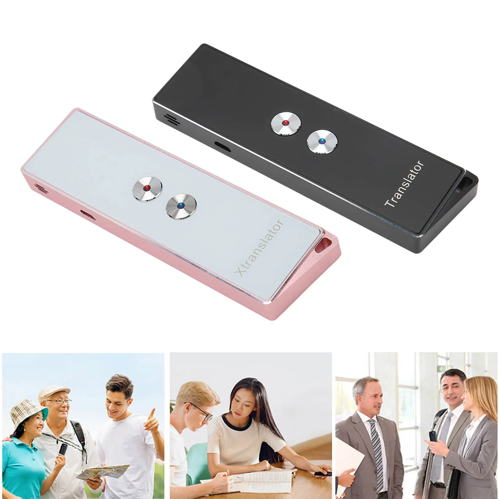 Smart Voice Translator Language Translator Device Portable Low Power Dissipation Real Time for Practise Pronunciation for Work