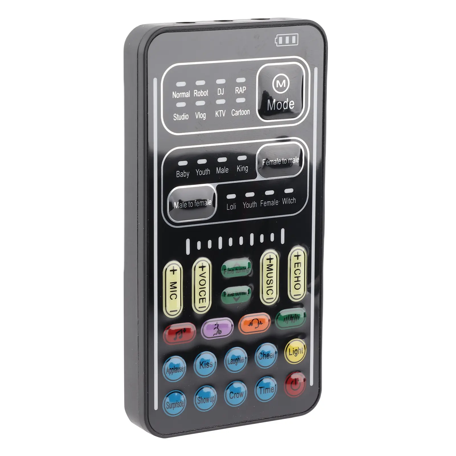 I9 Voice Changer Set Multifunction Portable Recording Mini Sound Card for Game  Recording Computer I9 Voice Changer Set