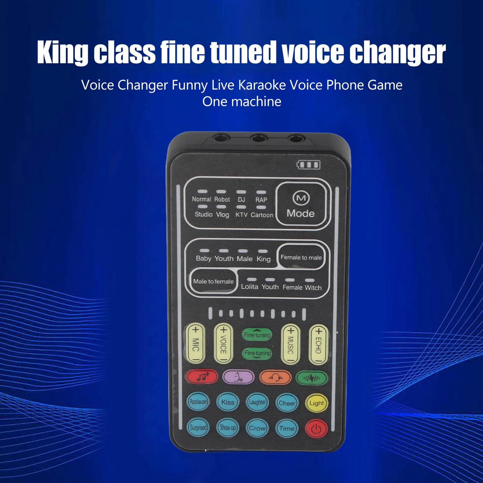 I9 Voice Changer Set Multifunction Portable Recording Mini Sound Card for Game  Recording Computer I9 Voice Changer Set
