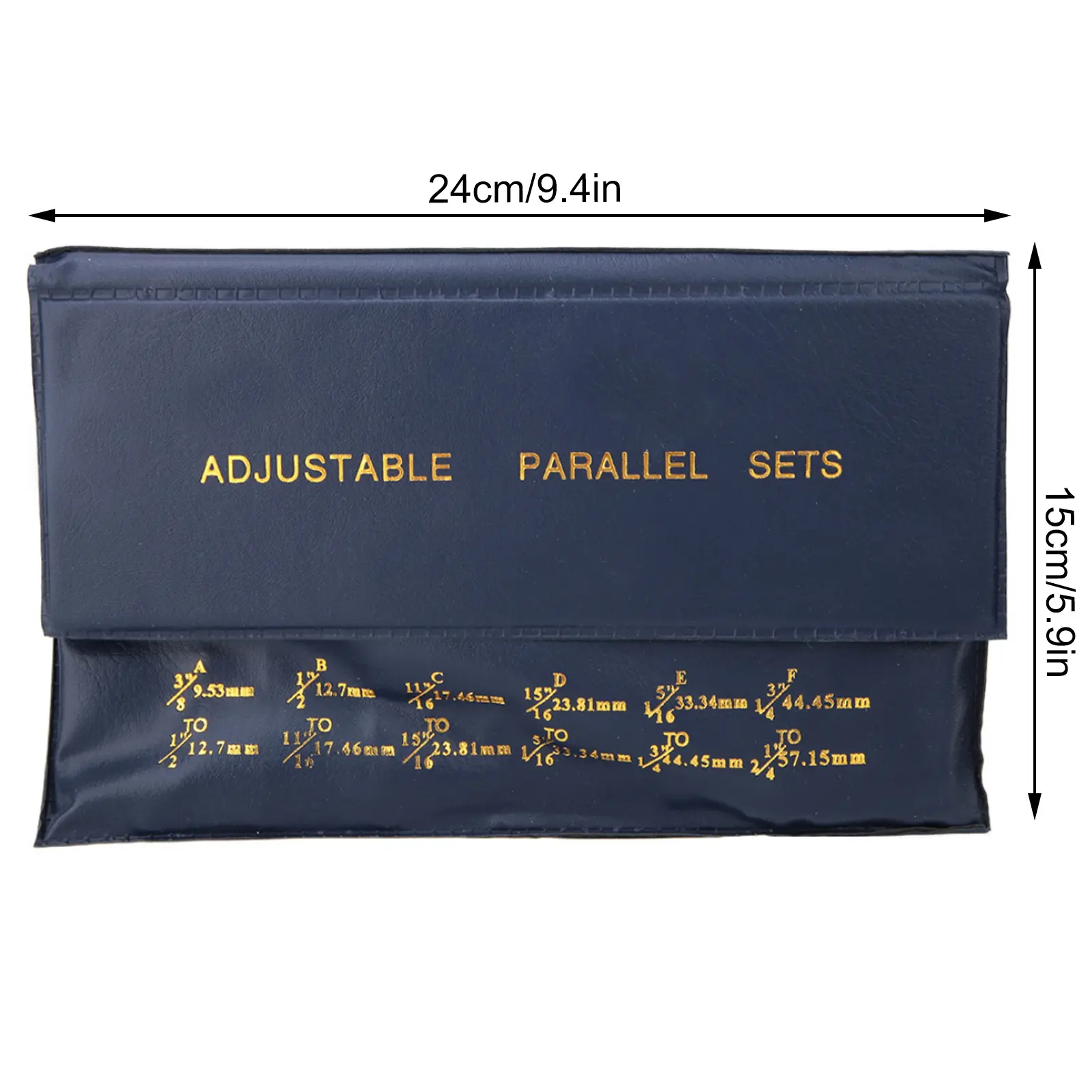 6 Pcs Steel Adjustable Parallel Block Set 3/8~2-1/4in Adjustment Range for Accurate Measurement