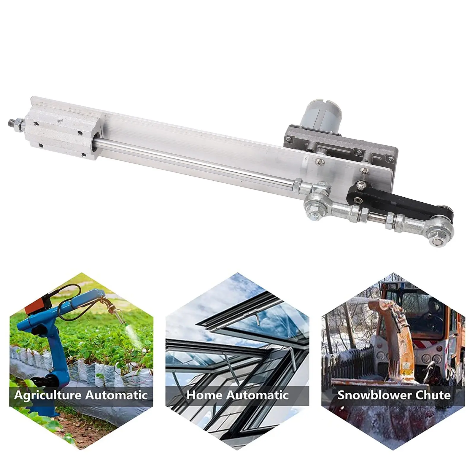 12V Reciprocating Linear Motor 3cm To 15cm Stroke Reciprocating Cycle Telescopic Linear Actuator Reciprocating Linear Actuator