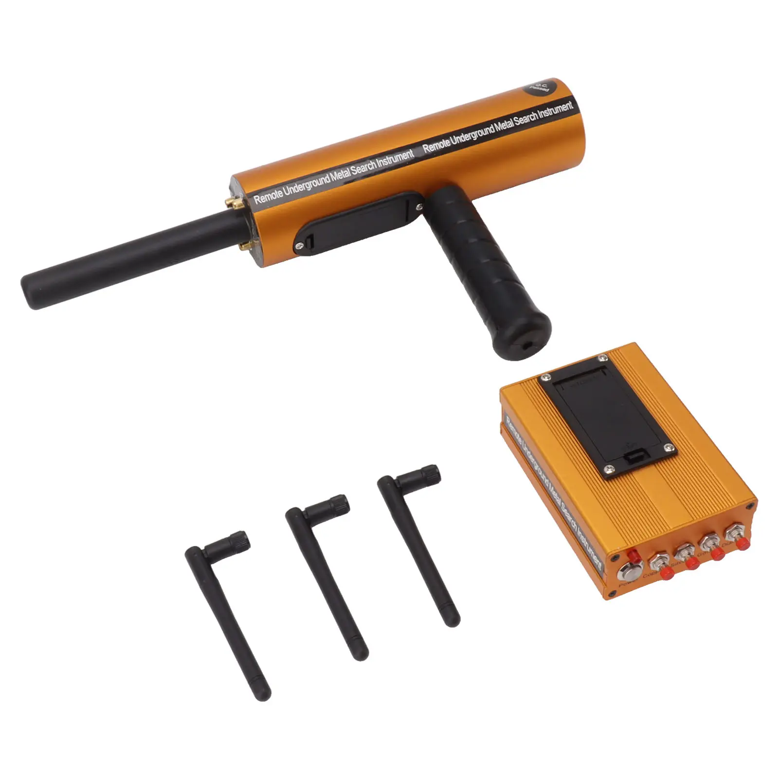 Metal Detector Aluminum Range Up To 1200M Sensitive 25m Depth Battery Powered Accurate Gold Detector Efficient for Silver