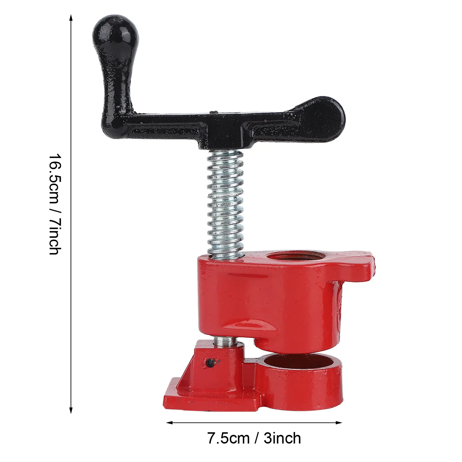 4Sets 3/4" Quick Release Heavy Duty Wide Base Iron Wood Metal Clamp Set Woodworking Workbench Woodworking Bench