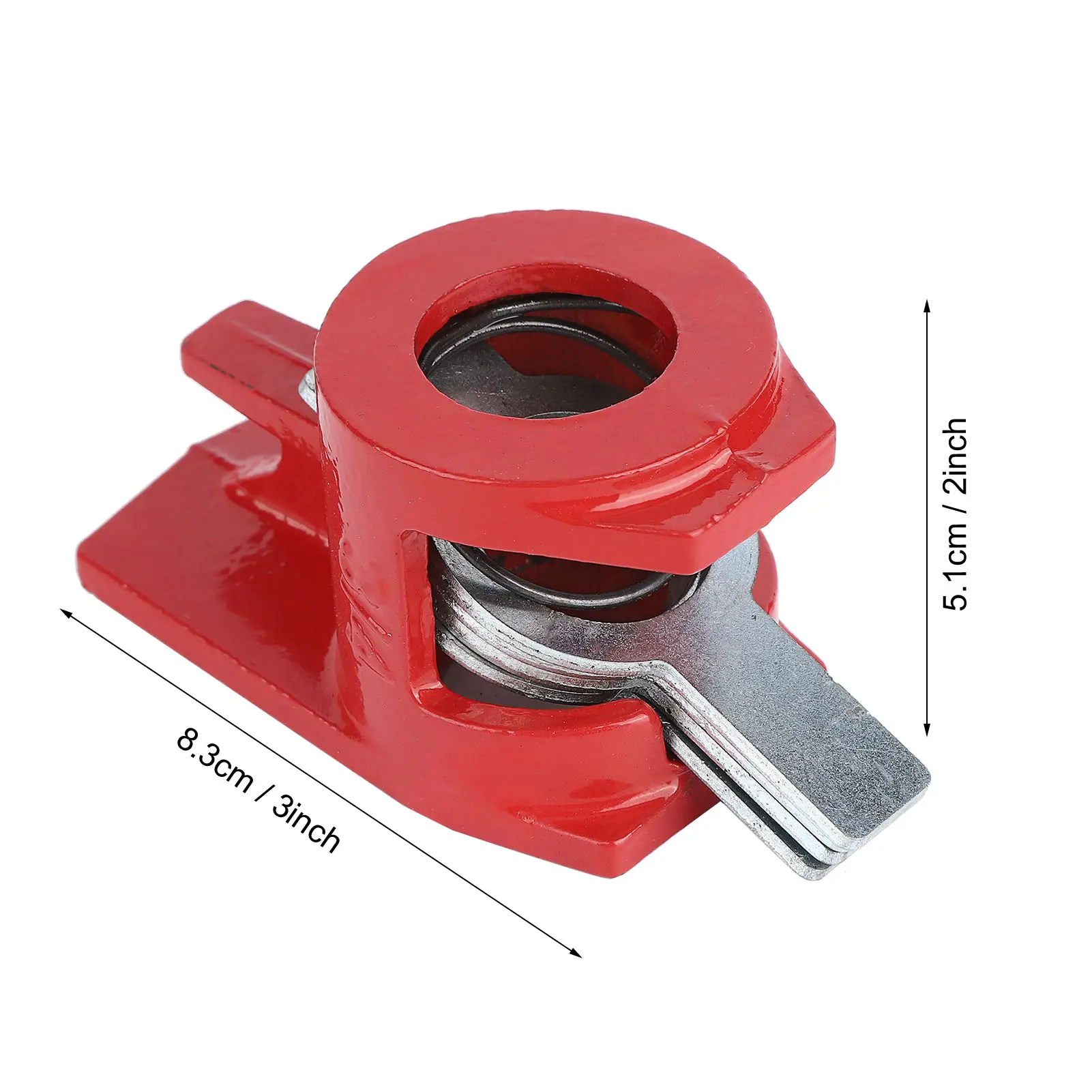 4Sets 3/4" Quick Release Heavy Duty Wide Base Iron Wood Metal Clamp Set Woodworking Workbench Woodworking Bench