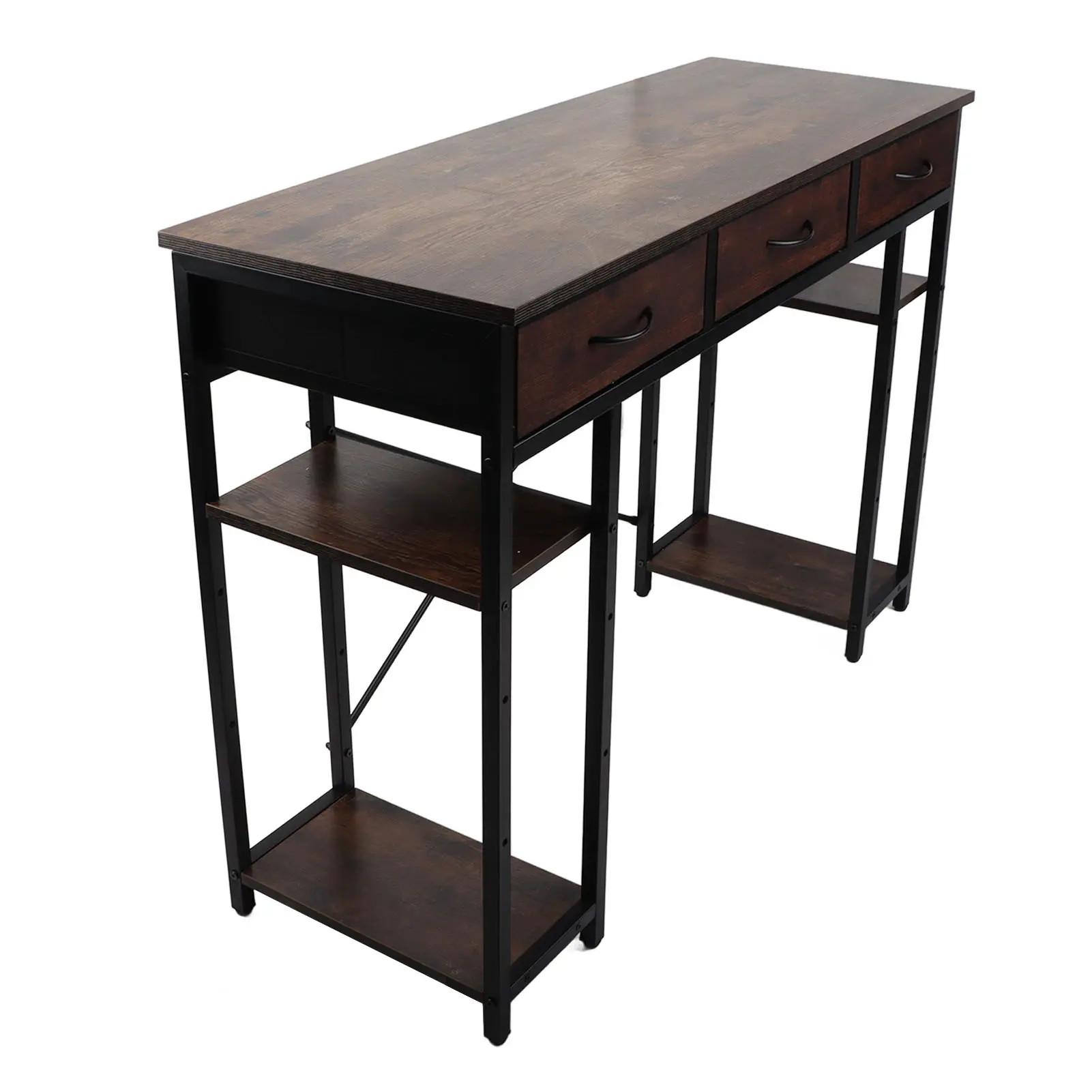 Gaming Study Writing Table PC Desk Home Computer Desk Retro Industrial  Strong Load Bearing Capacity Versatile for Studio