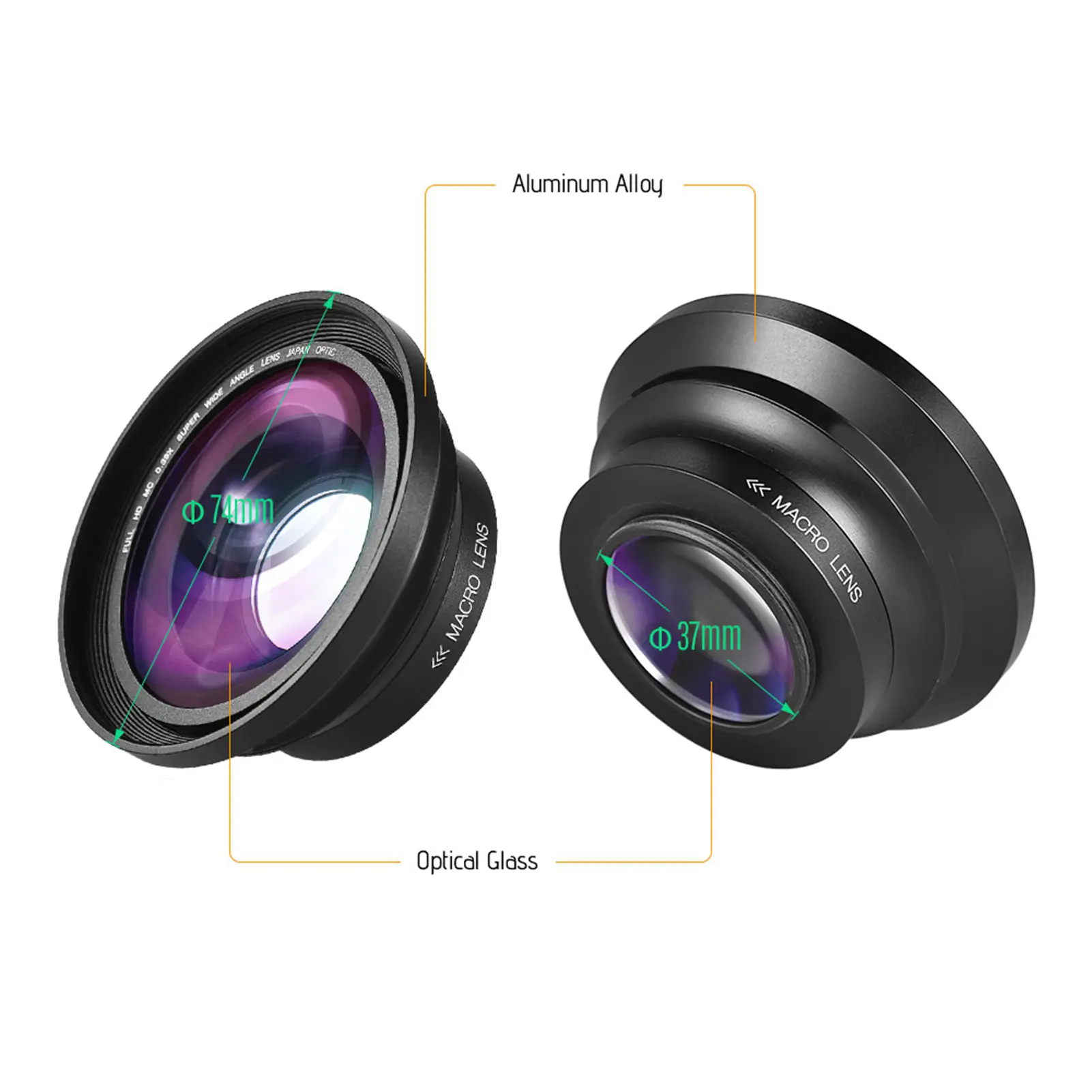 cases Digital Video Camera Wide Angle Lens 0.39X 37mm Interface HD Professional Camera Wide Angle Lens for D4993 Zoom Lens