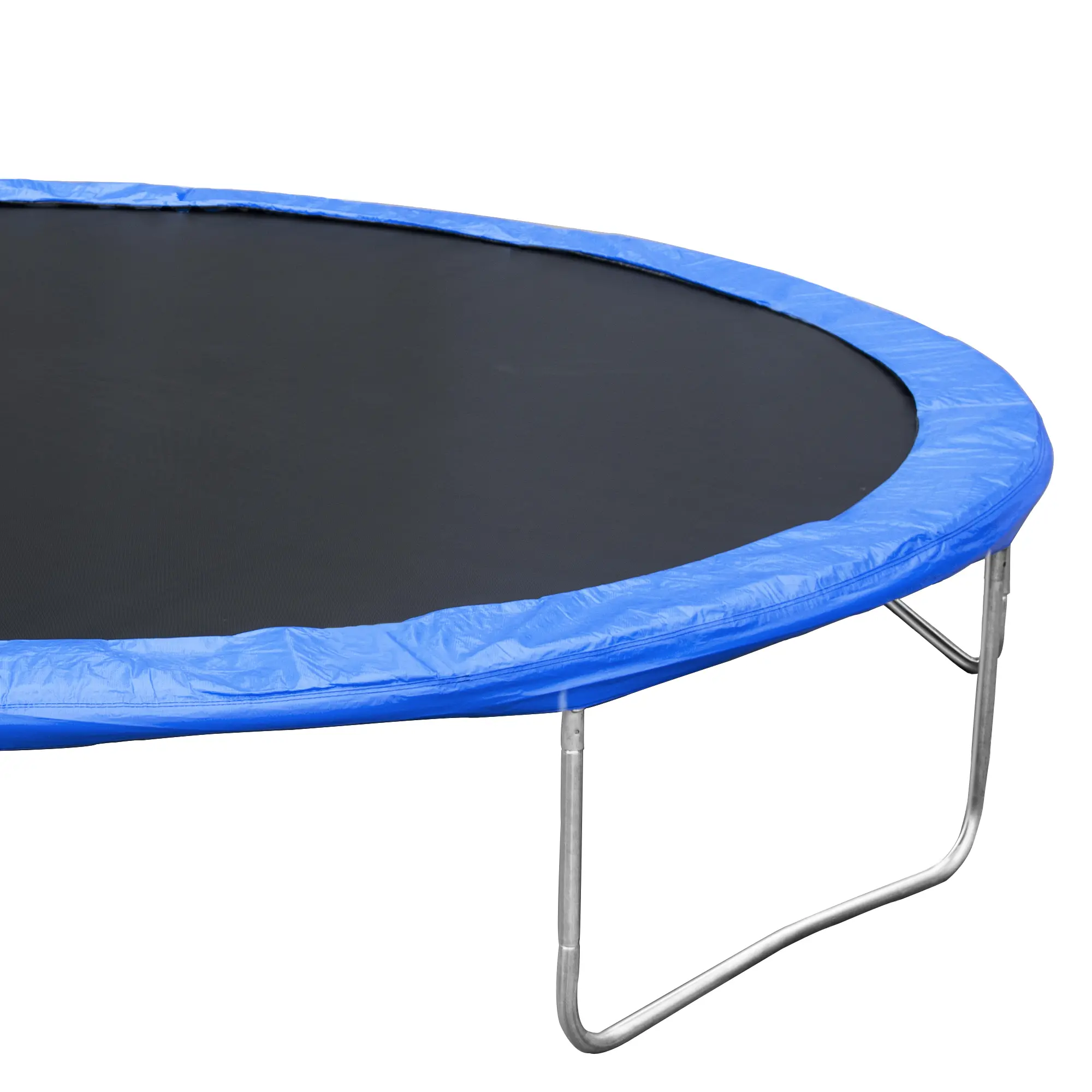 14FT TRAMPOLINE WITH BOARD+METAL(BLUE)