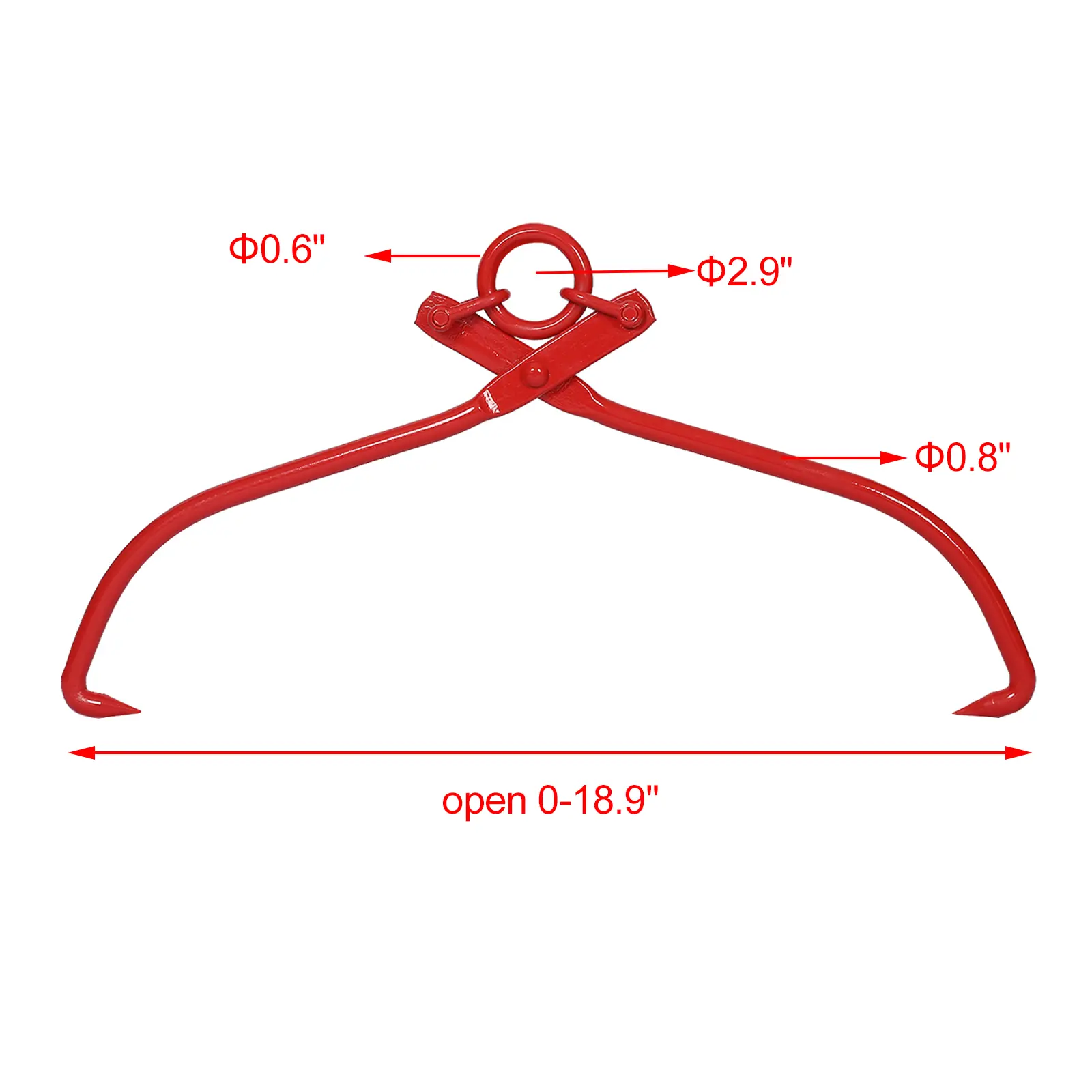 Skidding Tongs with Ring 16inch Skidding Tongs with Ring
