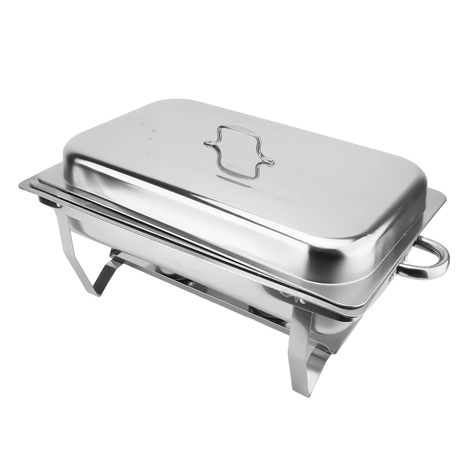 4PCS Stainless Steel Chafing Dish A Stainless Steel Chafing Dish