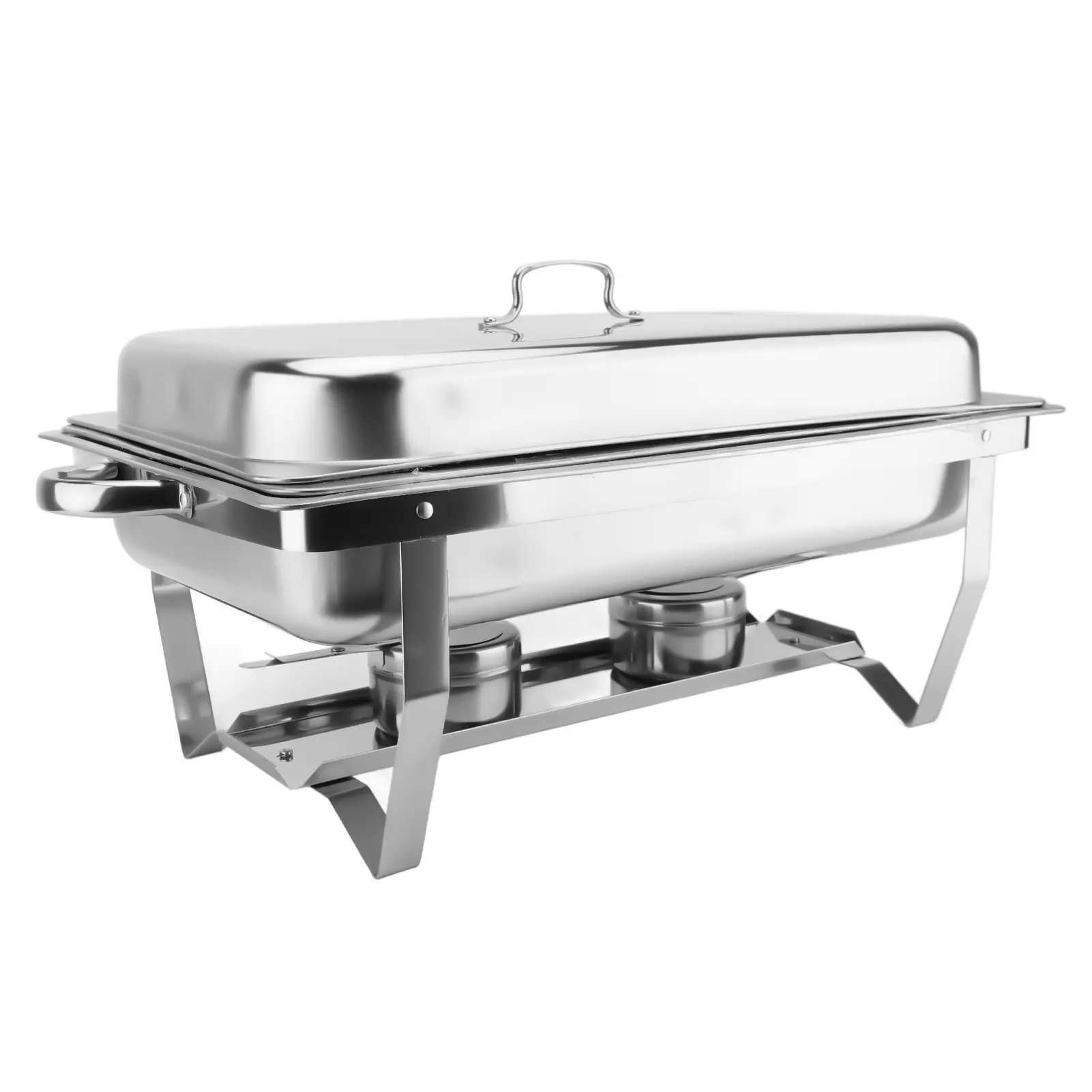 4PCS Stainless Steel Chafing Dish A Stainless Steel Chafing Dish