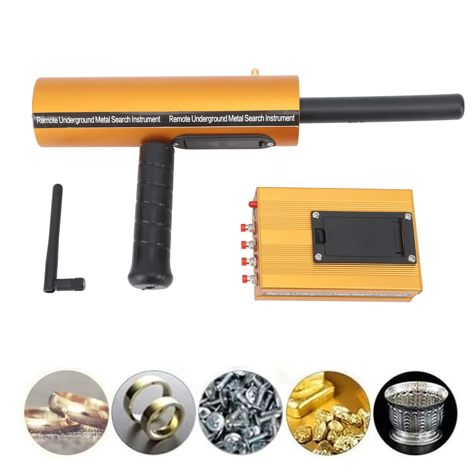 AKS Metal Detector 1000M 15M Inspection Depth Underground Metal Scanner for Gold Silver Copper Metal Detector Metal Locator