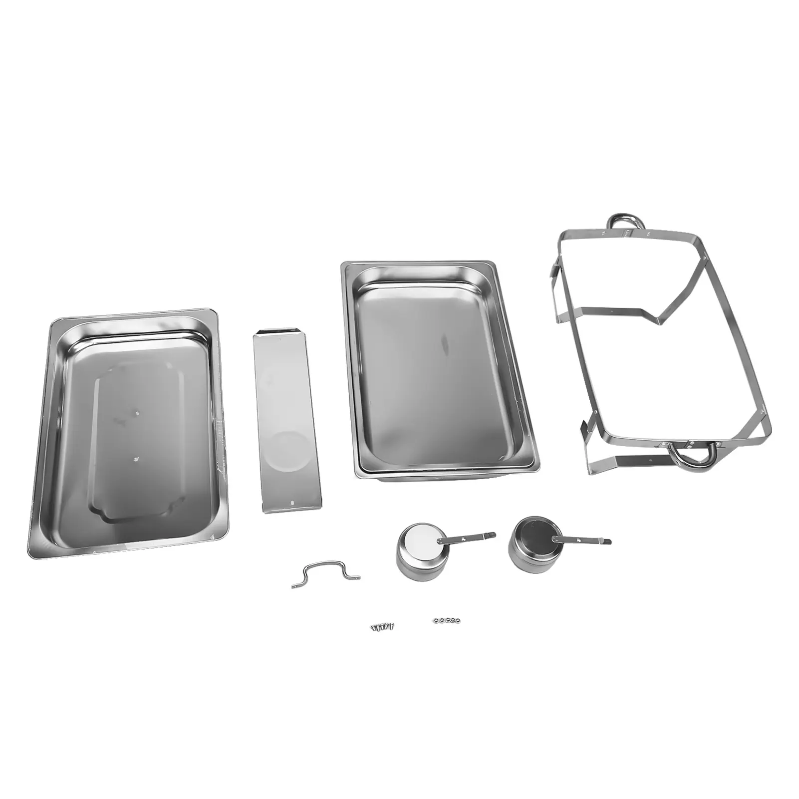 4PCS Stainless Steel Chafing Dish A Stainless Steel Chafing Dish