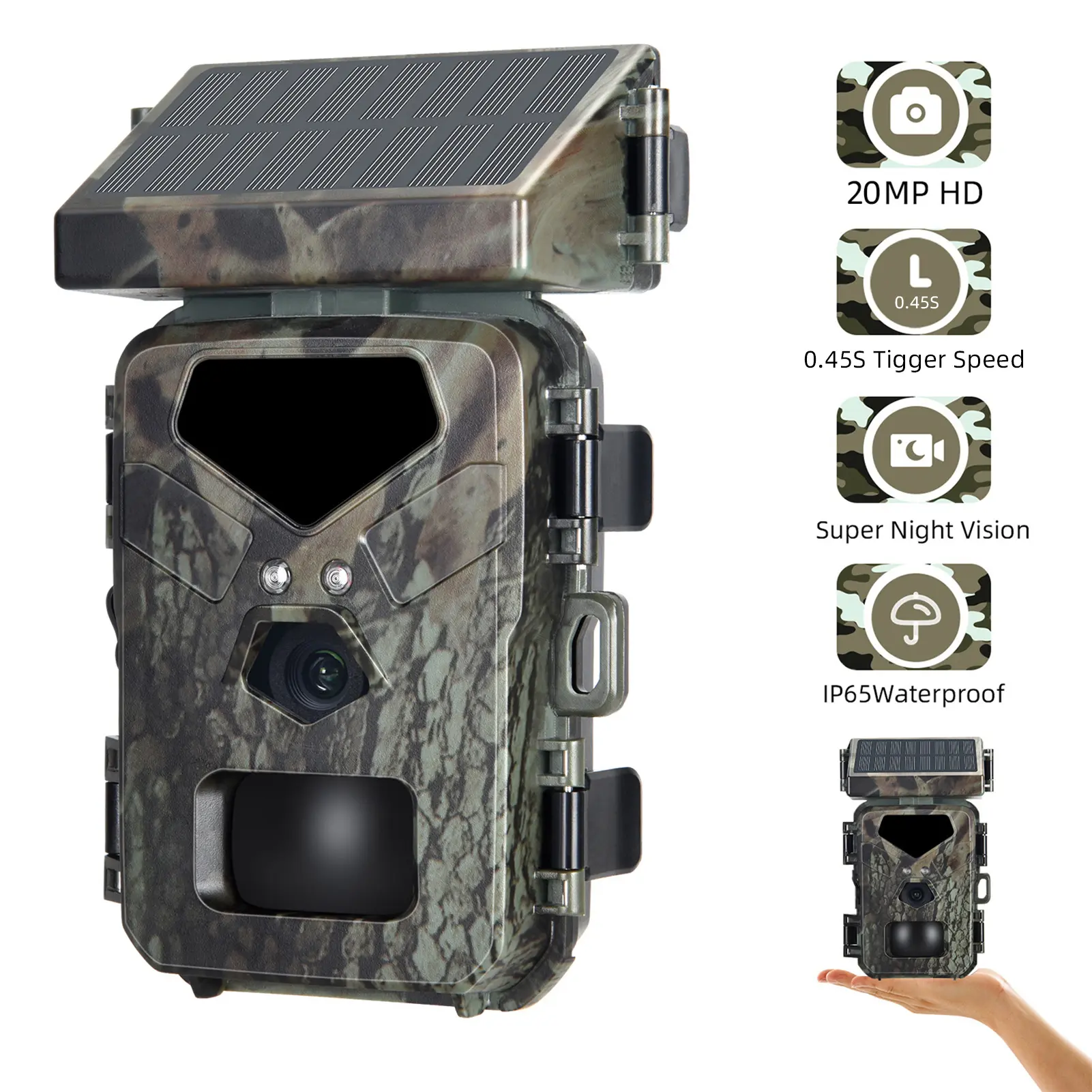 1080P Camera IP65 2.0in Wildlife Camera with 0.45S  Time for Outdoor Camera wildlife camera hunting camera outdoor camera