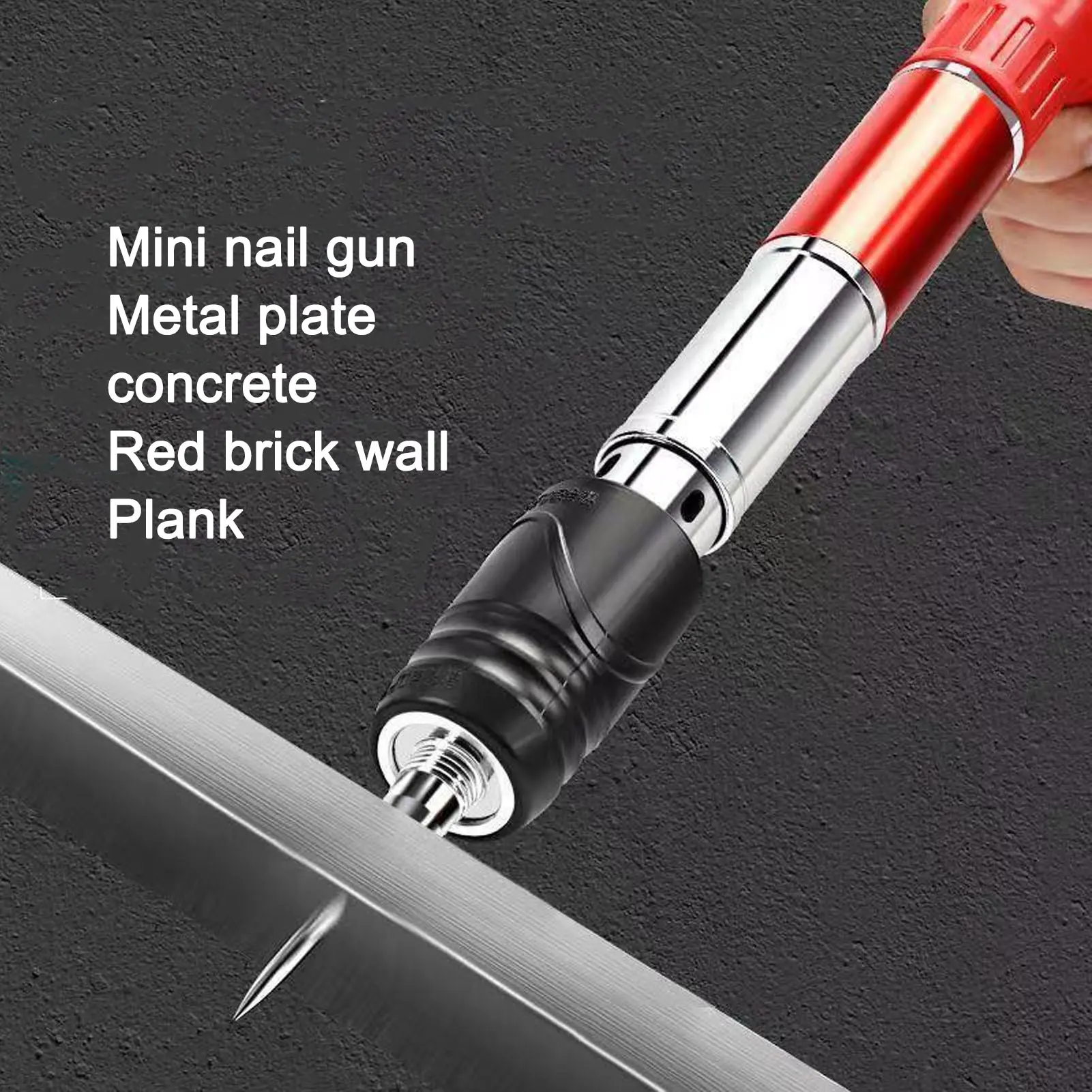 Manual  Steel Nail Gun Power Adjustable Portable for Wall Ceiling Water Electricity Decoration Household Tool  Nail Gun