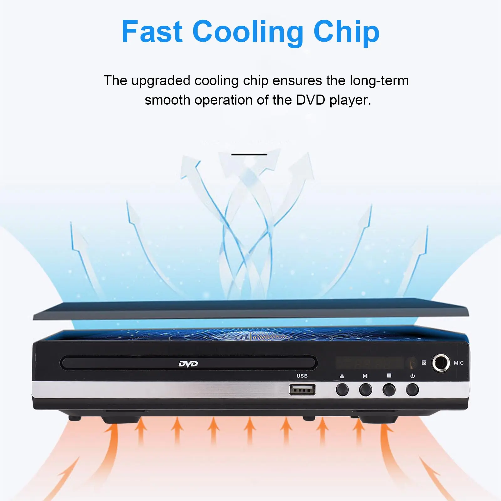 DVD CD Disc Player Home DVD Player DVD CD Disc Player Digital Multimedia Player U Disk Playback HD AV Output with Remote Control