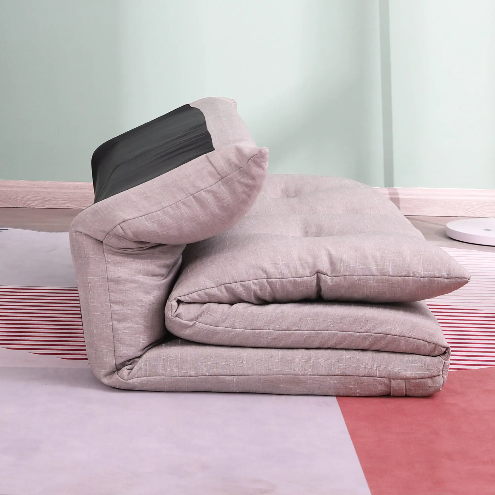 Single sofa reclining chair Japanese chair lazy sofa tatami balcony reclining sofa adjustable chair