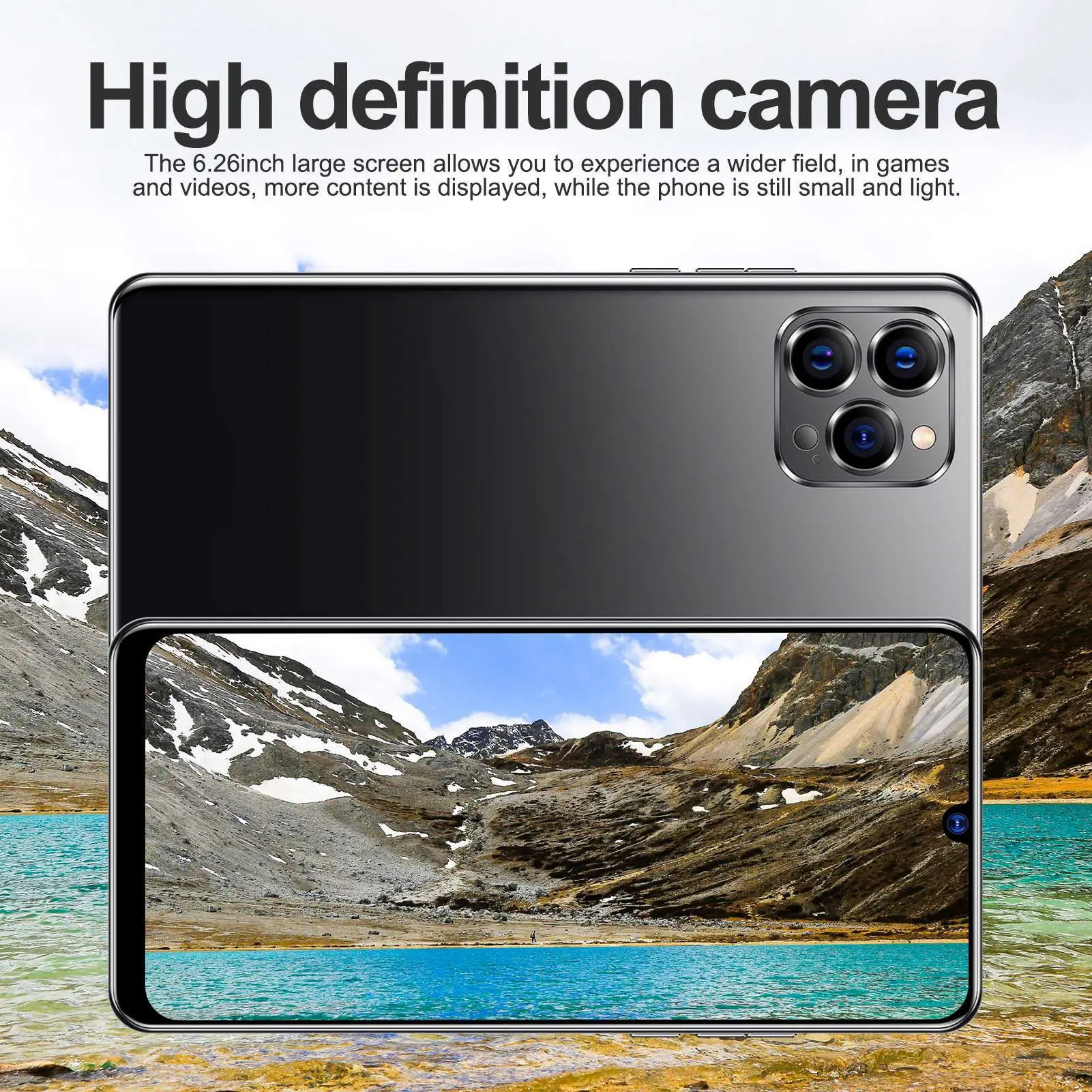 6.26in Screen Phone LANDVO IP12 PRO+ 6.26in Screen Face Recognition  Card  Standby Smart Phone 1+8GB Mobile Phone Phone