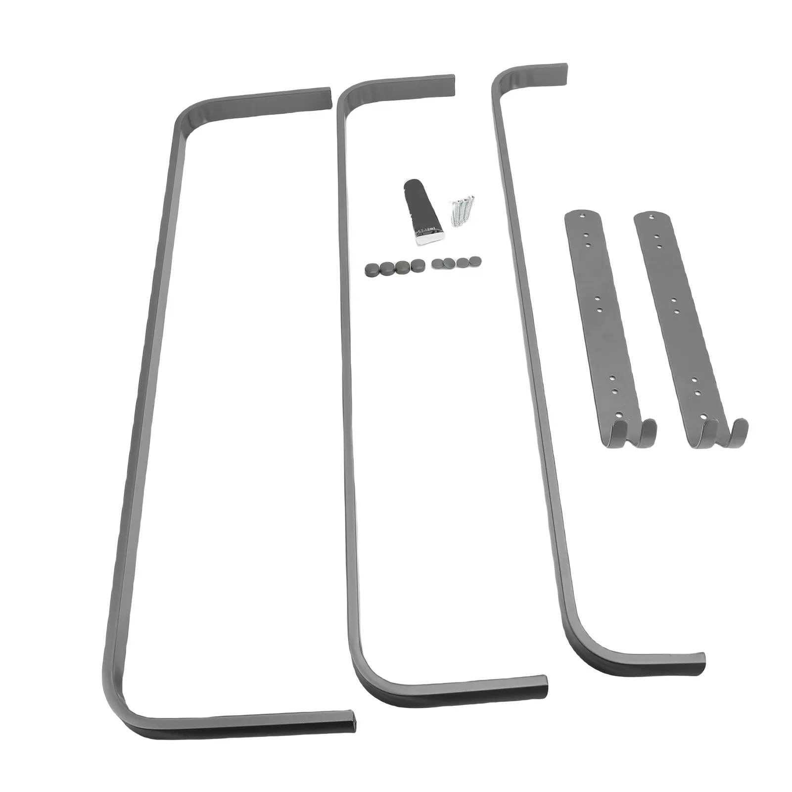 Wall Mounted Towel Holder 60CM Space Saving Enhanced Ventilation Convenient Hook 3 Tier Towel Rod Easy Installation for Hotel