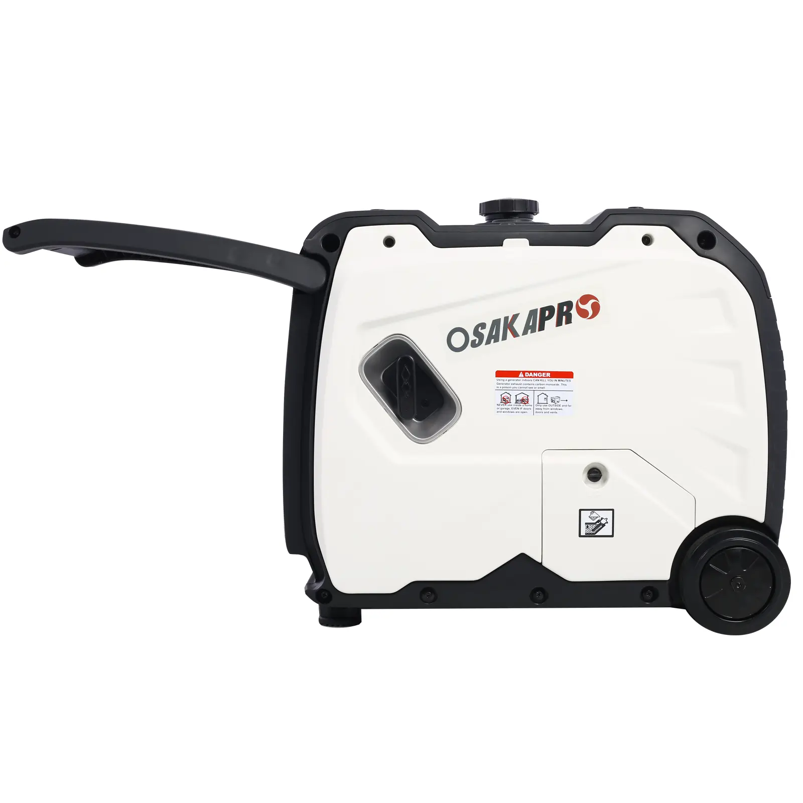 4500w portable generator Super quiet Inverter Generator electric start, foldable handle with wheel,212cc 4 stroke EPA compliant