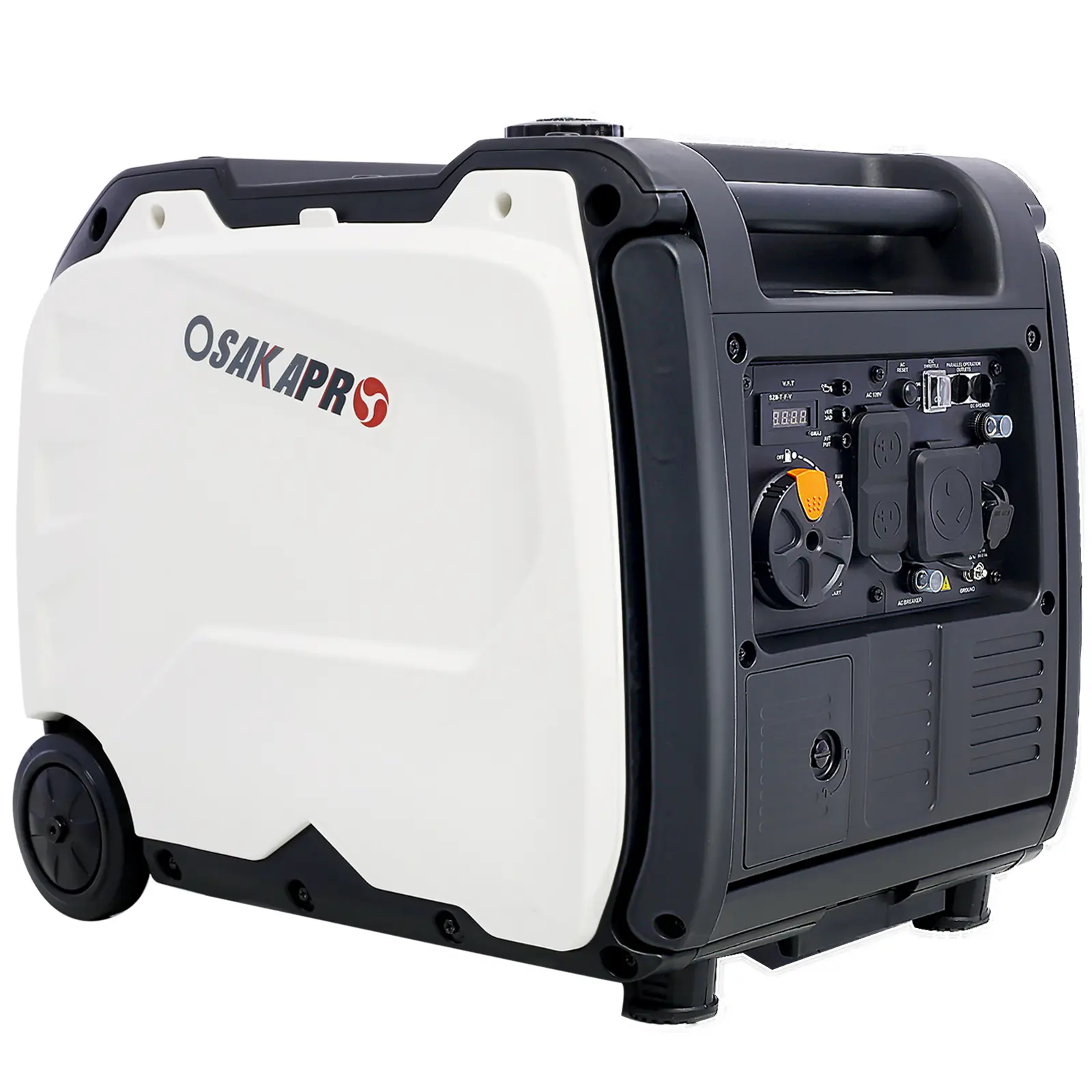 4500w portable generator Super quiet Inverter Generator electric start, foldable handle with wheel,212cc 4 stroke EPA compliant