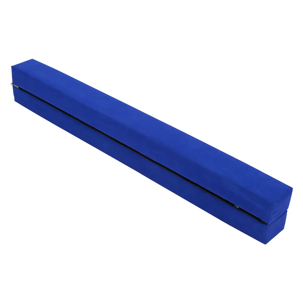 7FT Suede Folding Balance Beam Gymnastics Gym Training Equipment Hard Wearing DE Folding Training Balance Beam Folding Balance