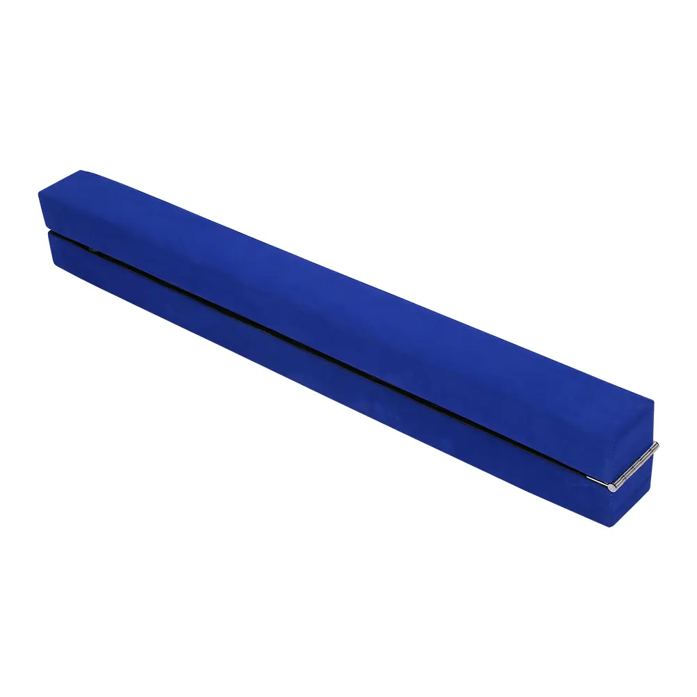 7FT Suede Folding Balance Beam Gymnastics Gym Training Equipment Hard Wearing DE Folding Training Balance Beam Folding Balance
