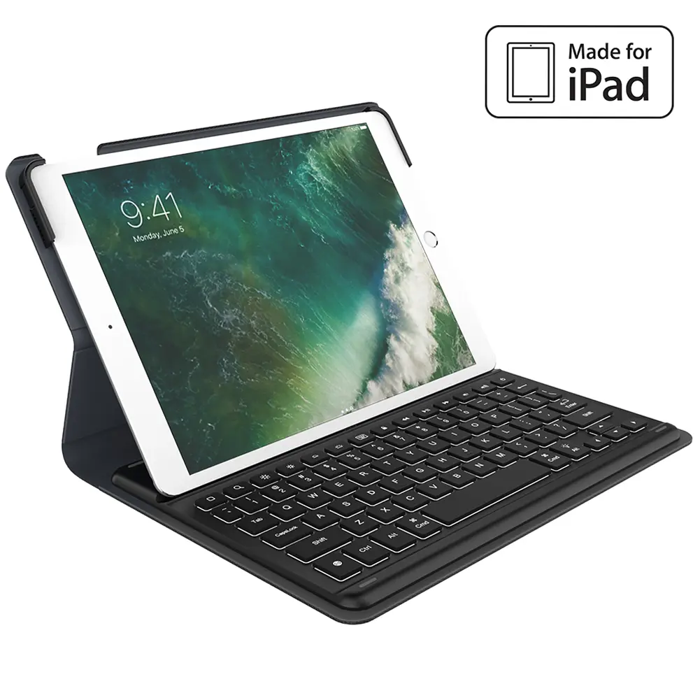 dodocool MFi Certified Smart Keyboard for 10.5-inch iPad Air 2019 with Smart Connector Slim Shell Protective Cover Folio Case St