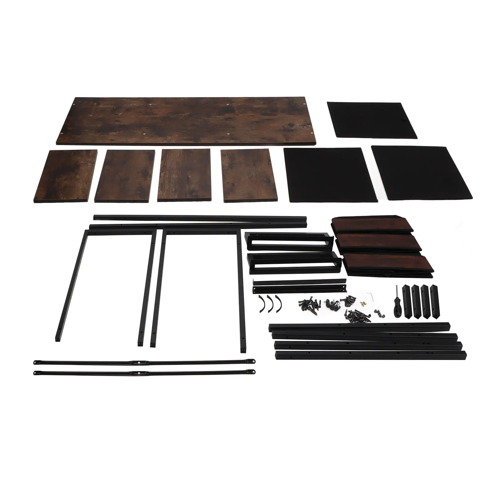 Gaming Study Writing Table PC Desk Home Computer Desk Retro Industrial  Strong Load Bearing Capacity Versatile for Studio