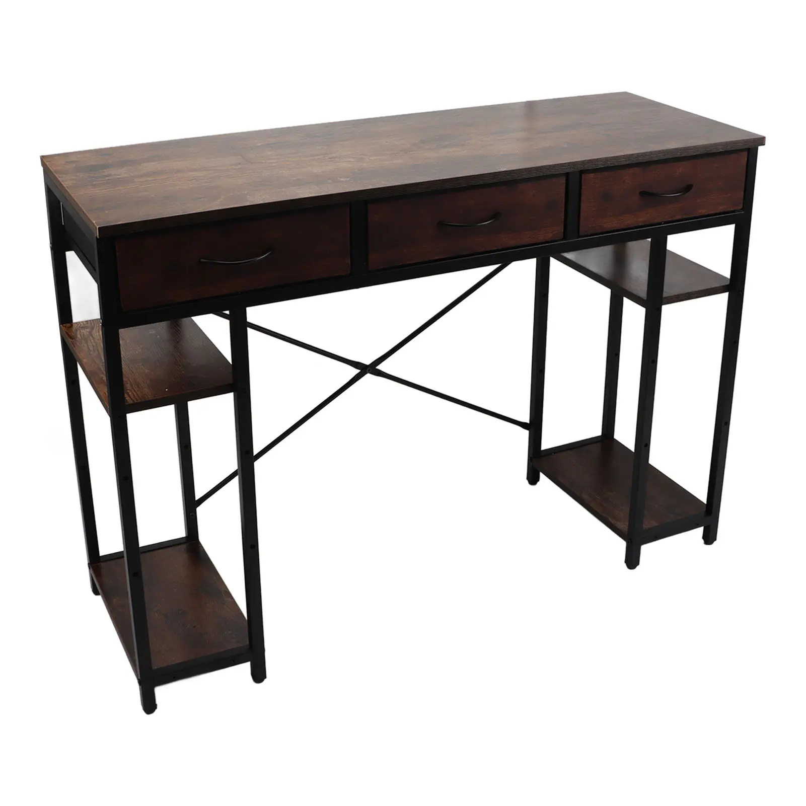 Gaming Study Writing Table PC Desk Home Computer Desk Retro Industrial  Strong Load Bearing Capacity Versatile for Studio