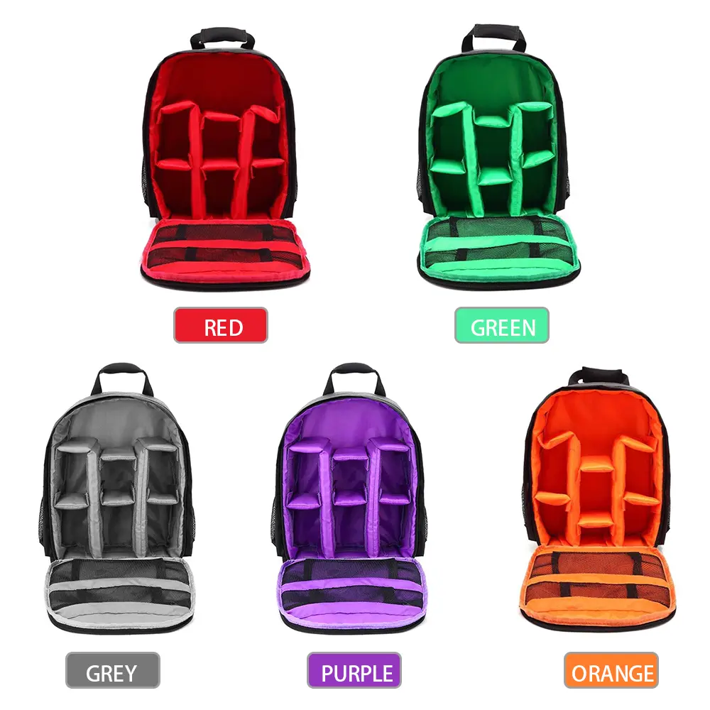 Outdoor Small DSLR Digital Camera Video Backpack Water-resistant Multi-functional Breathable Camera Bags Cam Bags Video Backpack