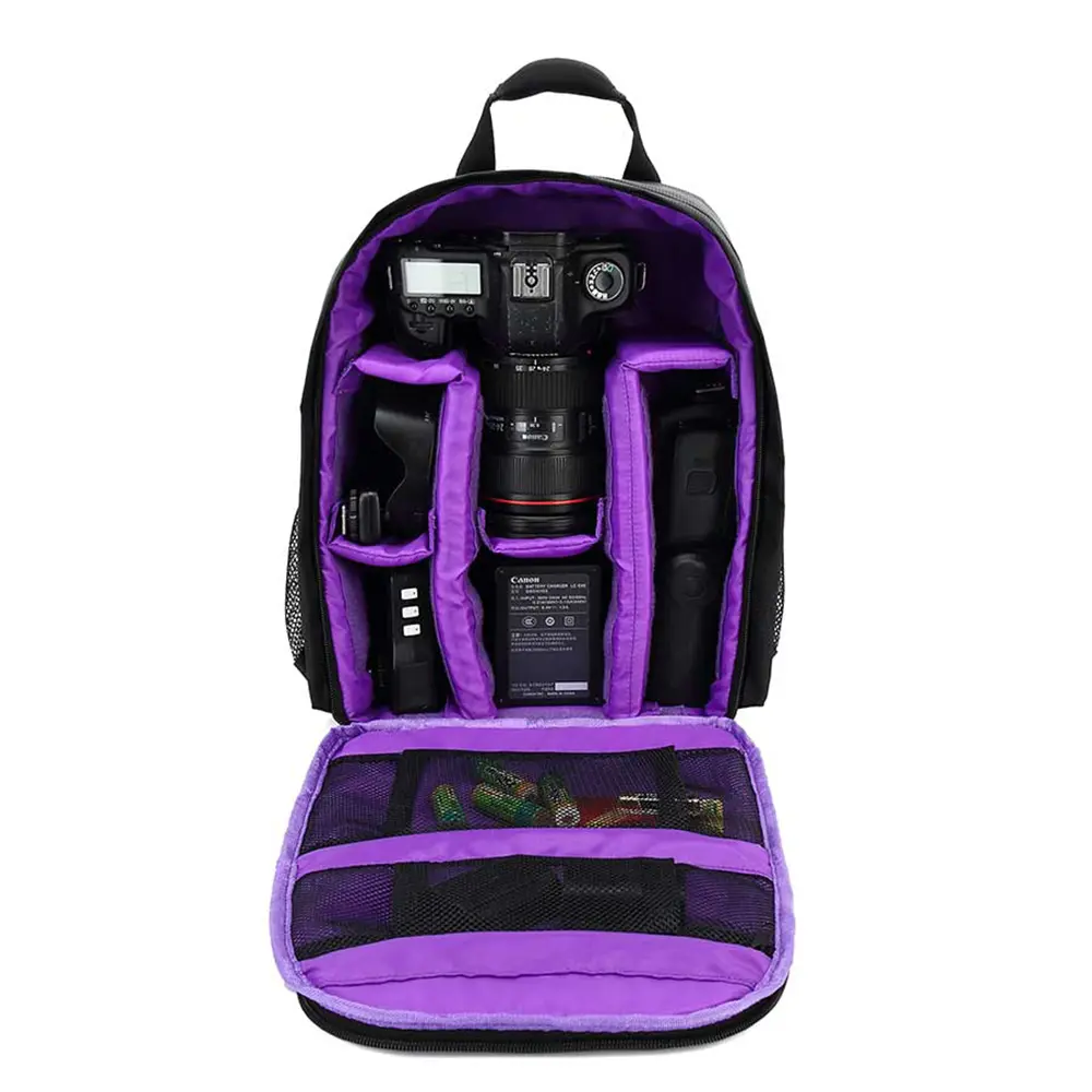 Outdoor Small DSLR Digital Camera Video Backpack Water-resistant Multi-functional Breathable Camera Bags Cam Bags Video Backpack