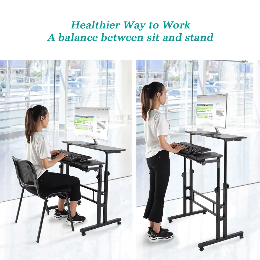 Adjustable PC Desk Computer Table Multi Purpose PC Table Multi purpose Height Adjustable Laptop Desk Table PC Table