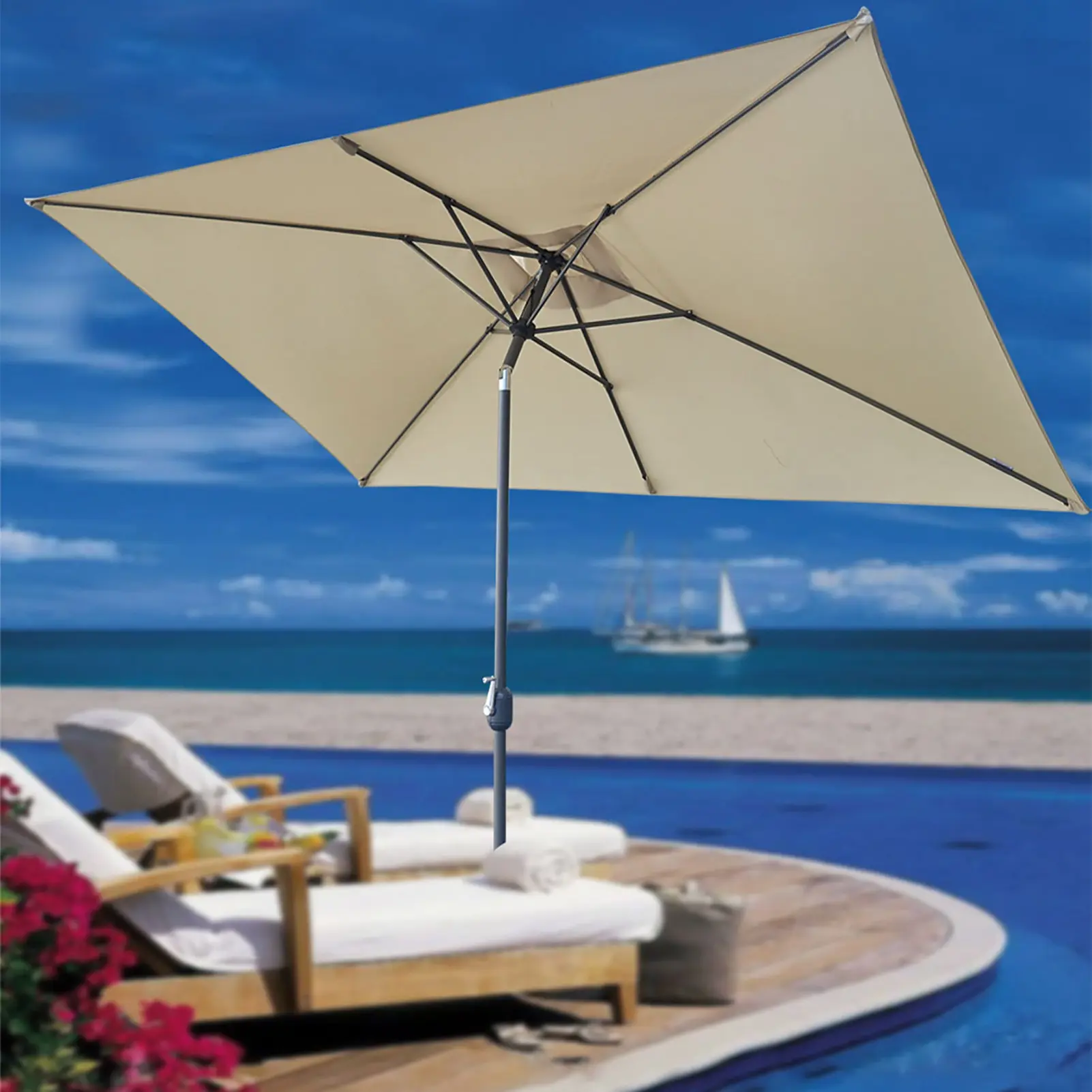 Garden Umbrella Cover Outdoor Umbrella Cover Waterproof Garden Umbrella Cover Protector Outdoor Patio Rain Covers Umbrella Cover