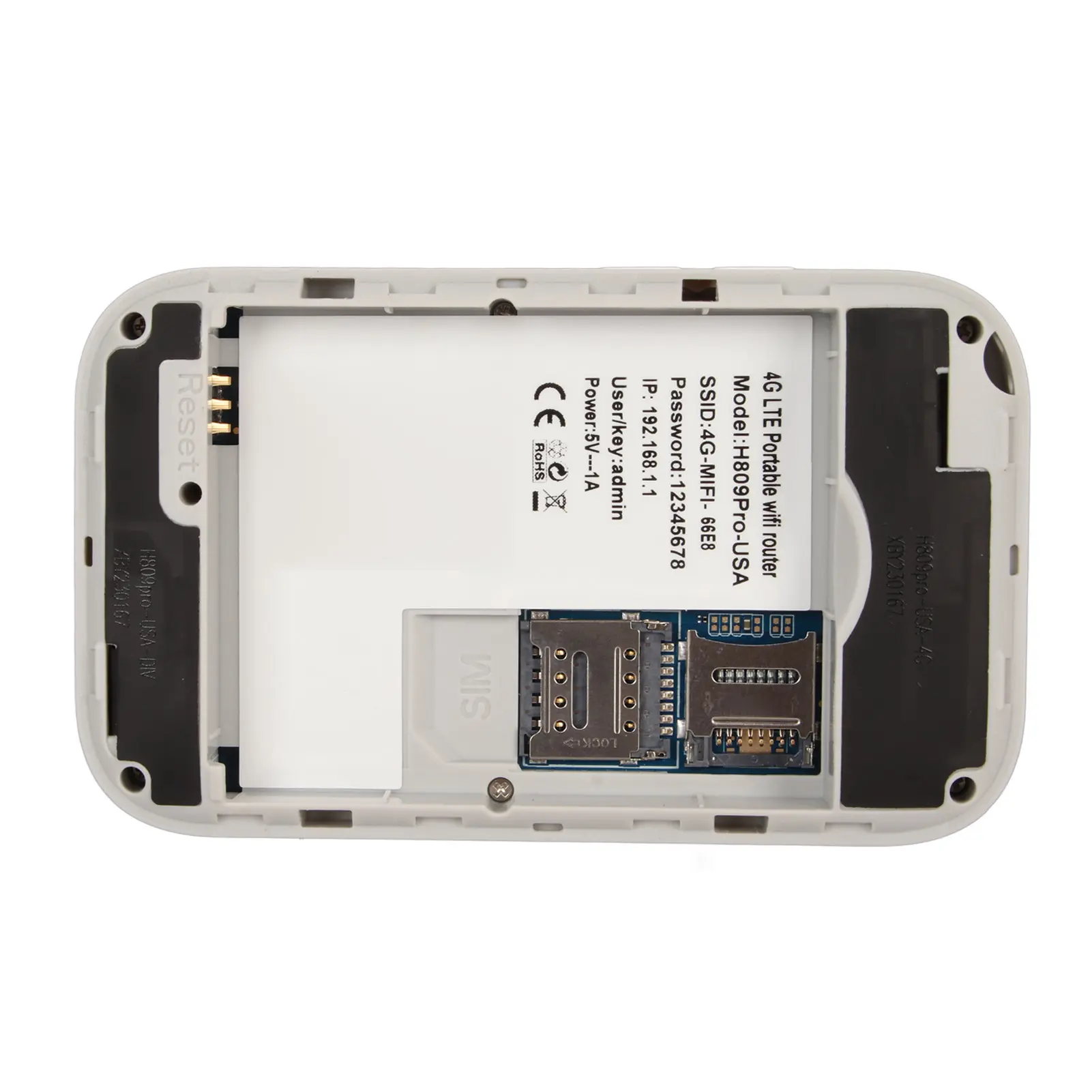 4G Mobile WiFi Hotspot Support 10 Devices Connection Portable WiFi Router Compact High Speed LED Smart Display for Cell Phone