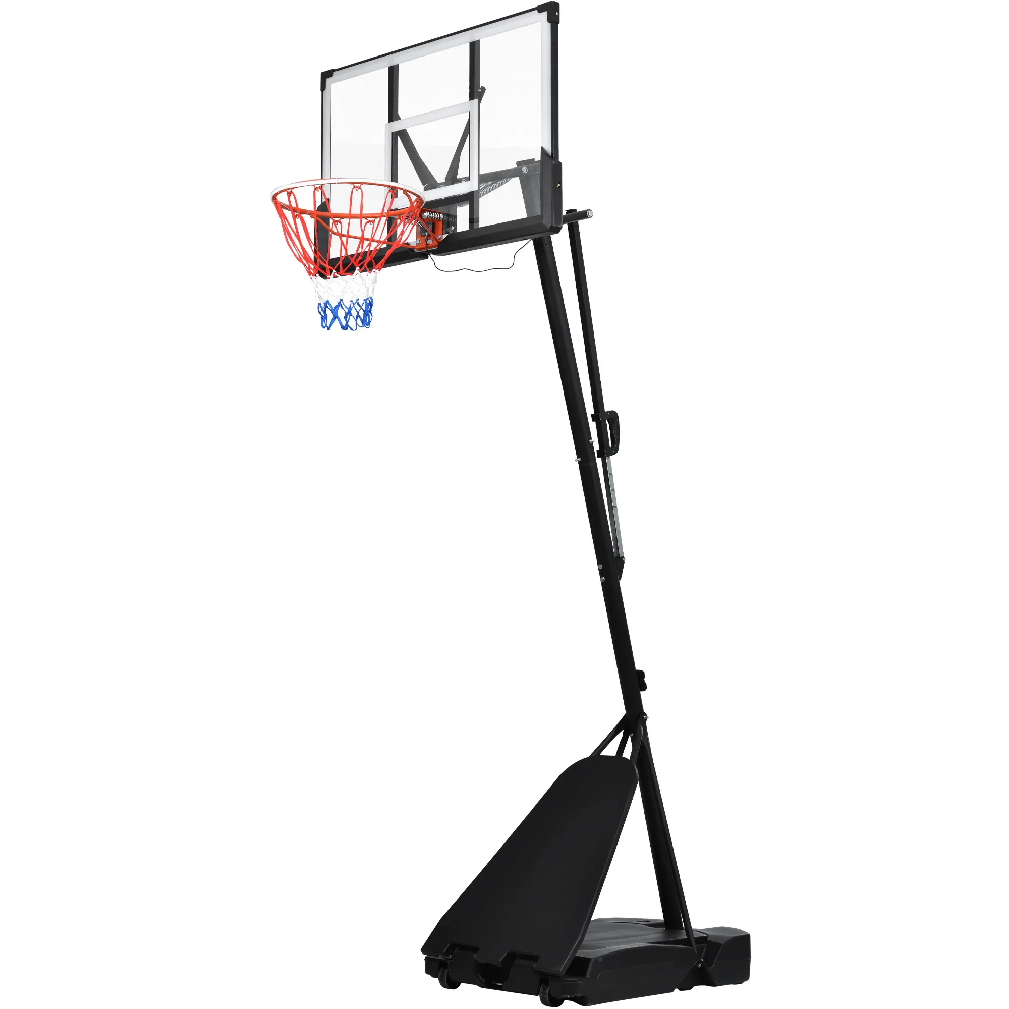 Portable Basketball Hoop Basketball System 8-10ft Height Adjustment for Youth Adults LED Basketball Hoop Lights, Colorful lights