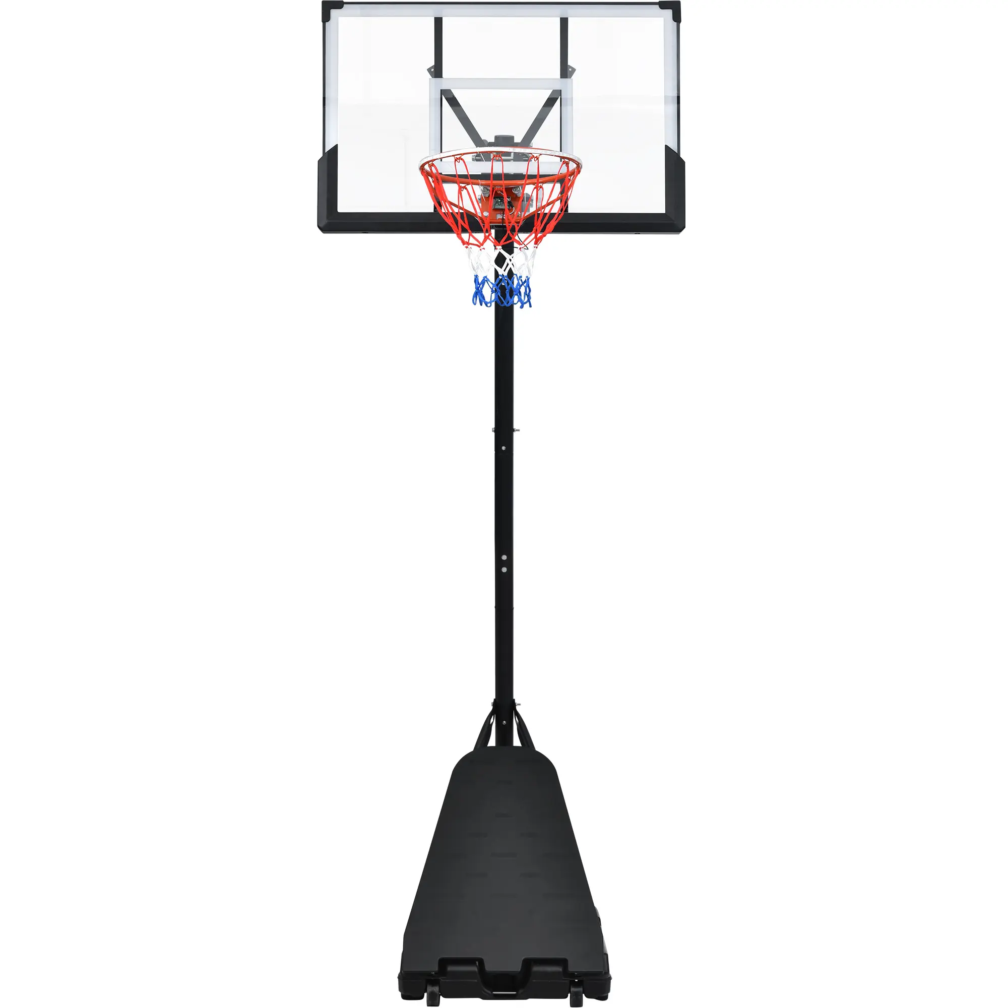 Portable Basketball Hoop Basketball System 8-10ft Height Adjustment for Youth Adults LED Basketball Hoop Lights, Colorful lights