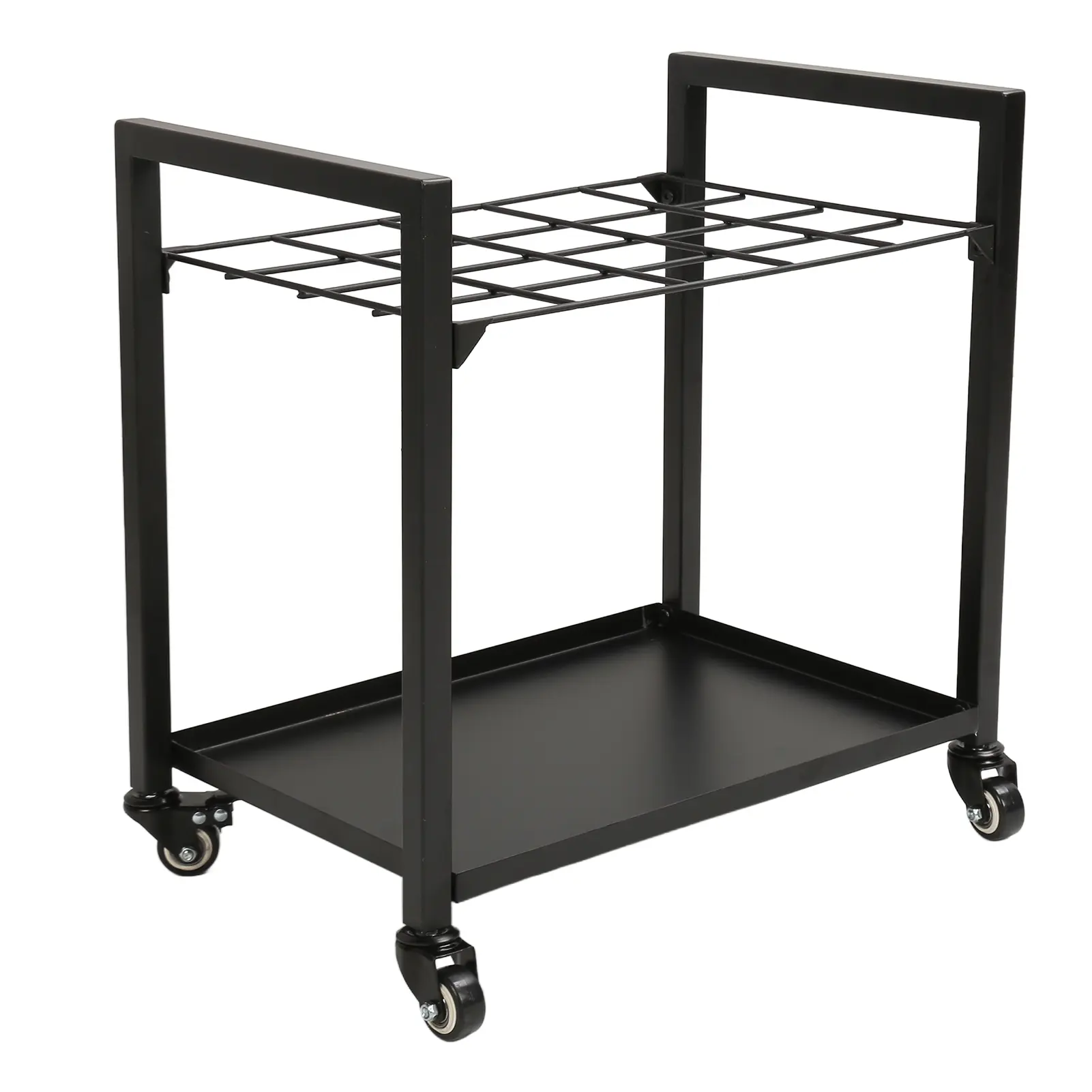 20 Slots Blueprint Storage Rack Cart Blueprint Roll File Holder Metal Blueprint Holder with Wheels for Office School