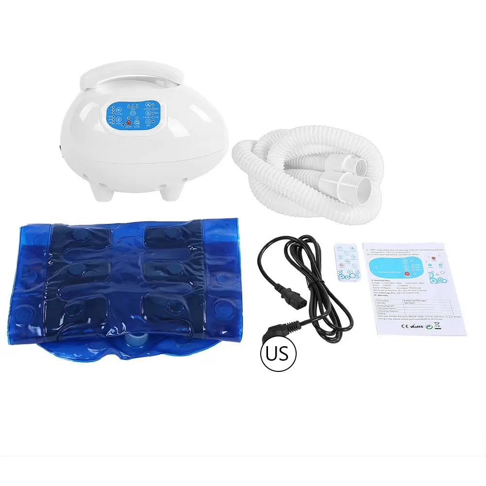 Air Bubble Bath Tub Digital LED Display Body Spa Massage Mat with Air Hose Bubble Bath Tub Massager Bubble Spa Bath Tub Massager