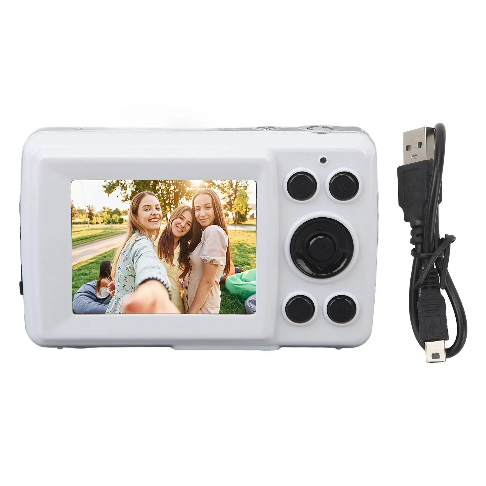 Compact Camera 2.4 In Portable Camera 16X Digital Zoom 1080P 16MP Auto Focus Digital Camera for Photography Video Digital Camera