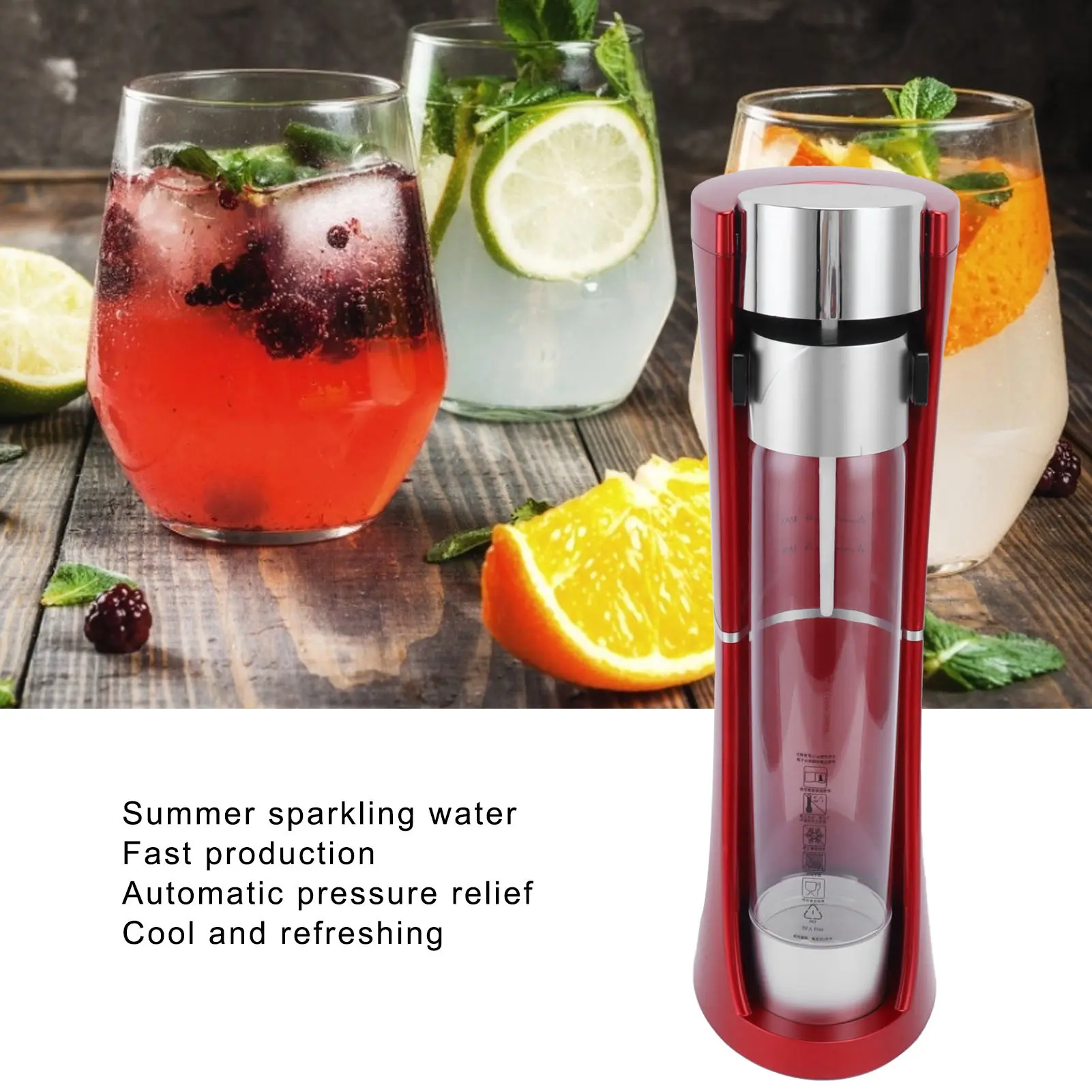 Beverage Making Machine Soda Maker Soda Machine Intelligent Commercial Fast Portable Sparkling Water Maker for Coffee Shop Home