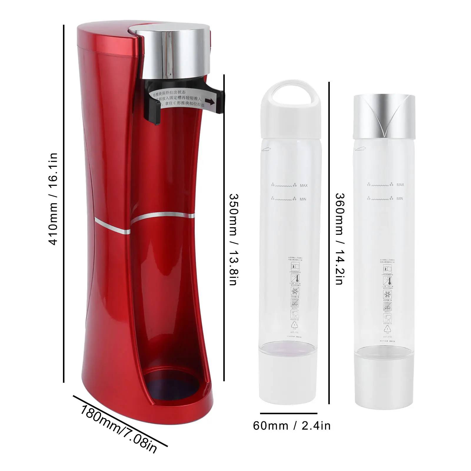 Beverage Making Machine Soda Maker Soda Machine Intelligent Commercial Fast Portable Sparkling Water Maker for Coffee Shop Home