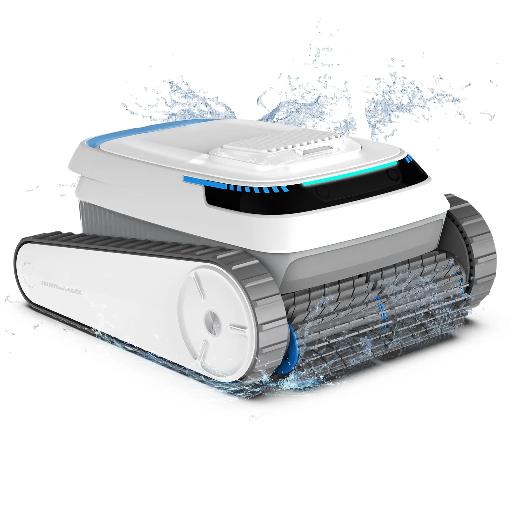 Intelligent Pool Vacuum Cleaner Battery Wireless, Pool Robot Floor and Wall, Waterline, Navigation, 120 Minutes Running Time, Wa