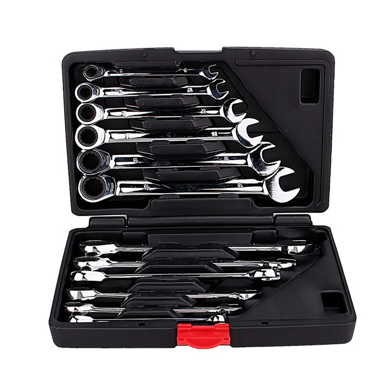 Fixed Spanners Ratchet Wrench Hand Tool Set Kit 8-19mm Flexible Combination Spanners Ratchet Wrench Tool Spanners Ratchet